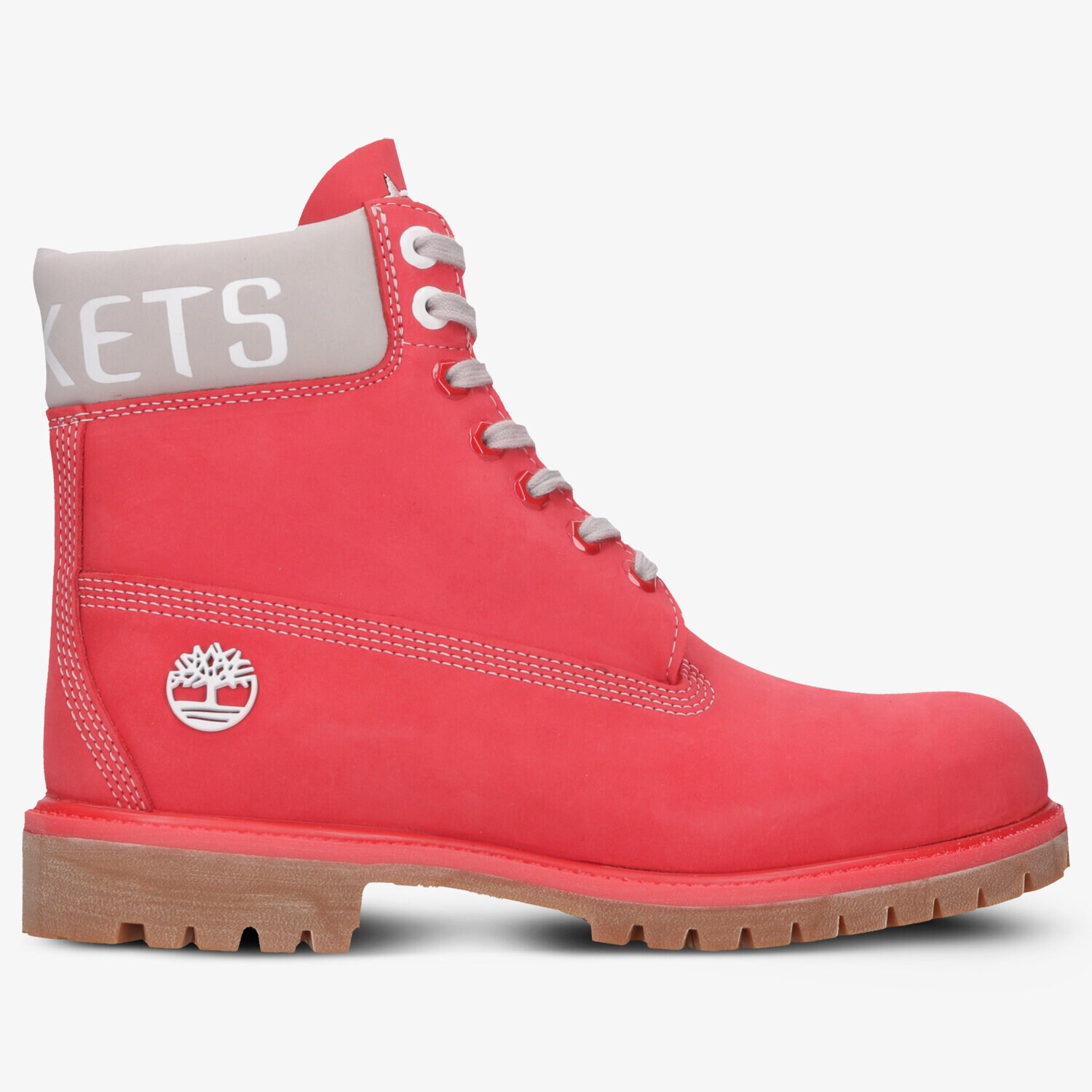 Ghete Bărbați TIMBERLAND PREMIUM 6 INCH BOOT NBA HOUSTON ROCKETS TB0A249EL611 Roșu