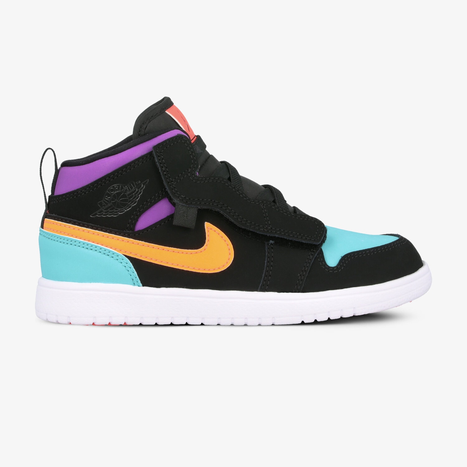 Copii pantofi sport JORDAN 1 MID ALT AR6351-083 Negru