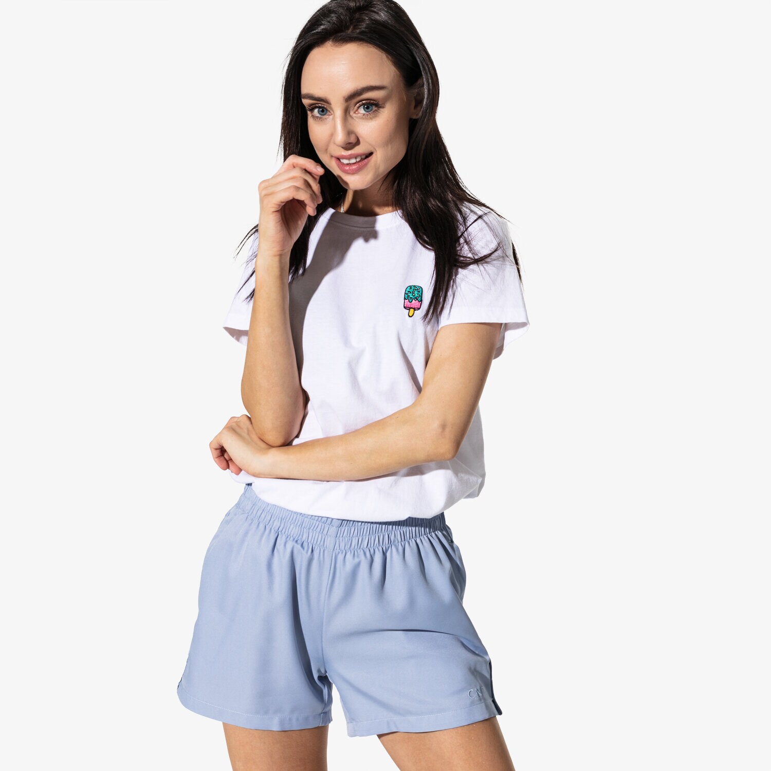 Femei tricou CONFRONT TRICOU SS ICE CREAM CF19TSD02001 Alb