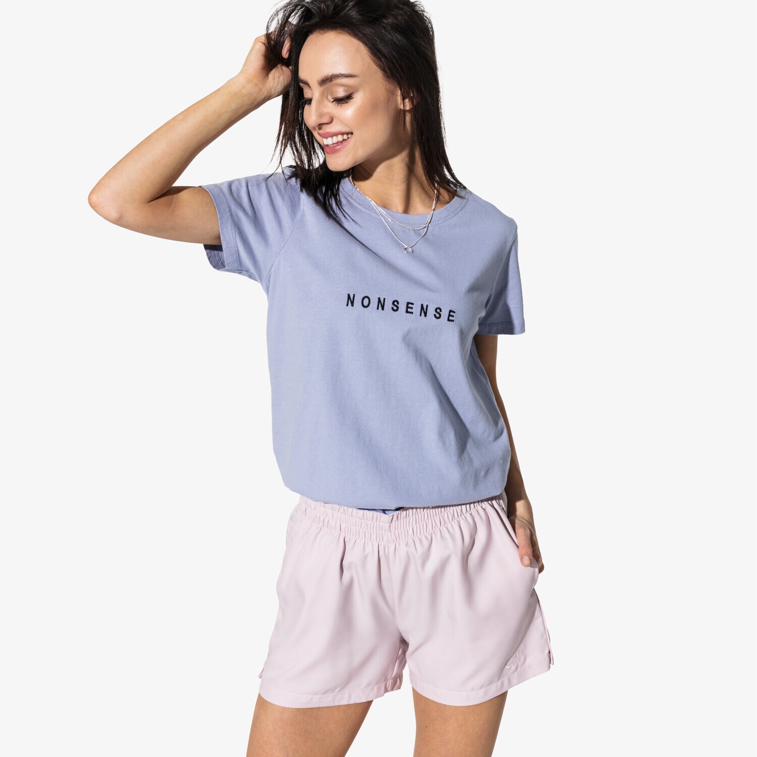 Femei tricou CONFRONT TRICOU SS NONSENSE TEE CF19TSD27003 Albastru