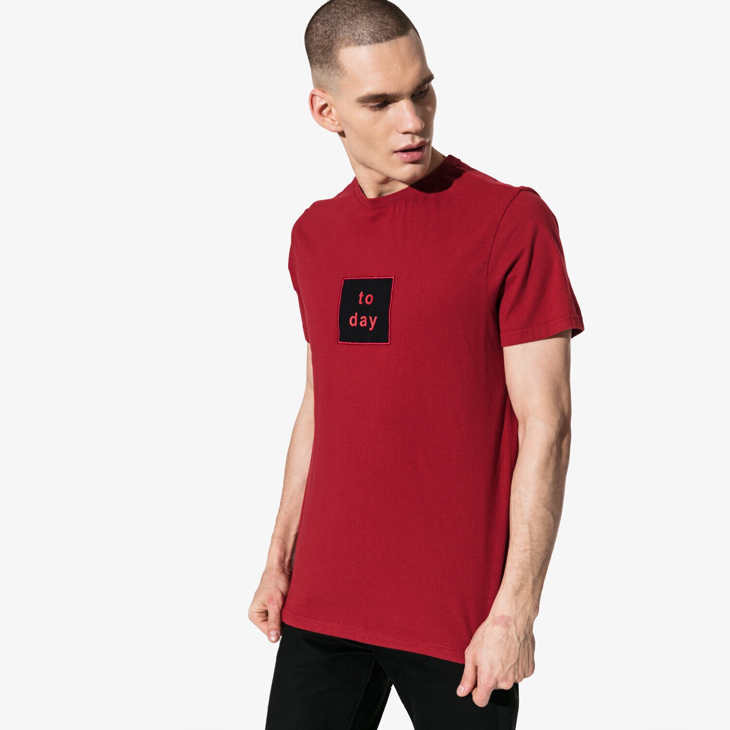 Bărbați tricou CONFRONT TRICOU SS BIG LOGO TEE CF19TSM03002 Roșu