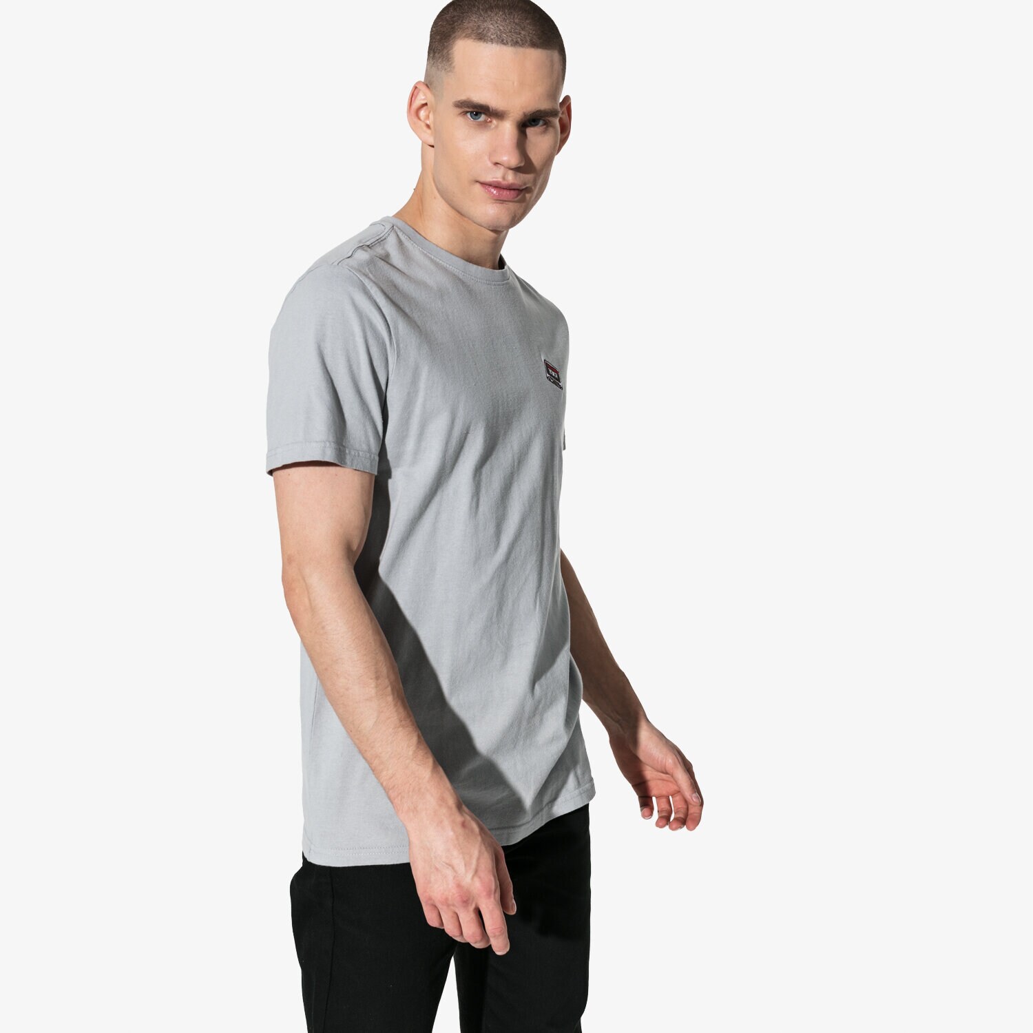 Bărbați tricou CONFRONT TRICOU SS CASSETTE CF19TSM74001 Gri
