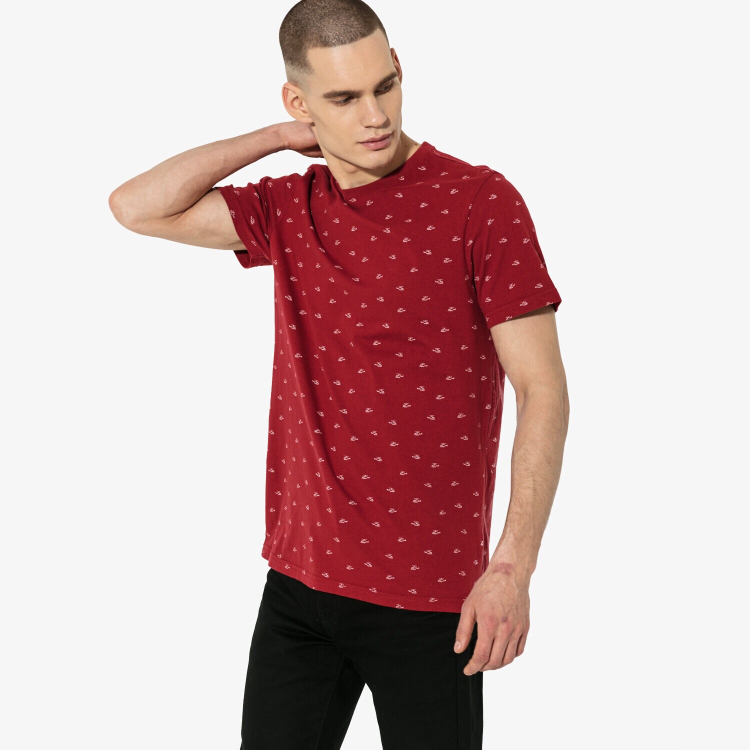 Bărbați tricou CONFRONT TRICOU SS HELICOPTER CF19TSM83001 Roșu