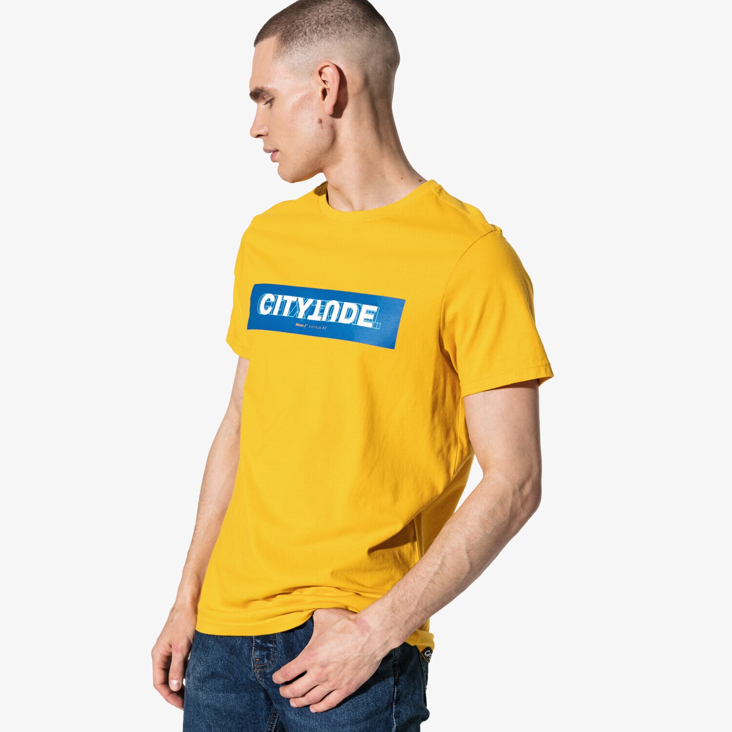 Bărbați tricou CONFRONT TRICOU SS CITYTUDE CF19TSM90001 Galben