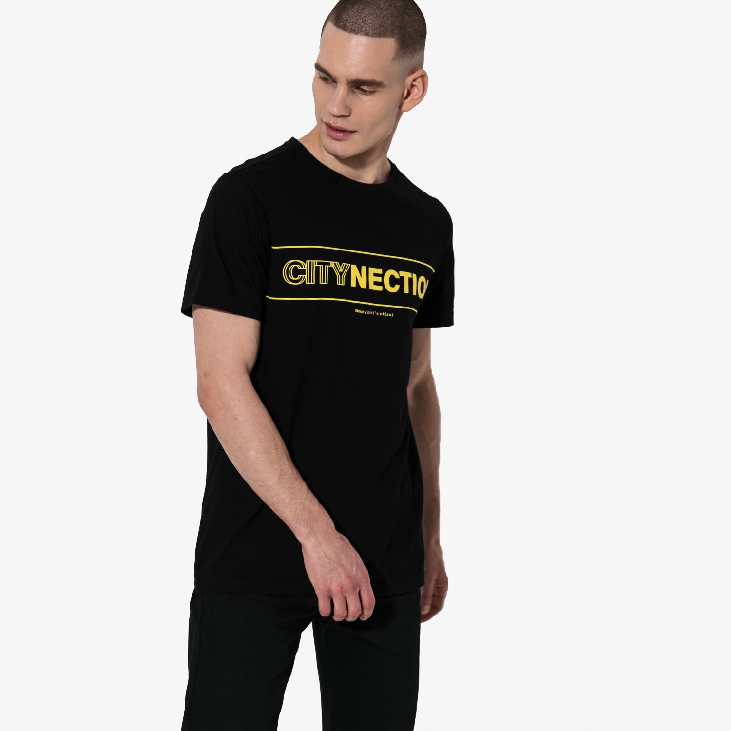 Bărbați tricou CONFRONT TRICOU SS NECTION