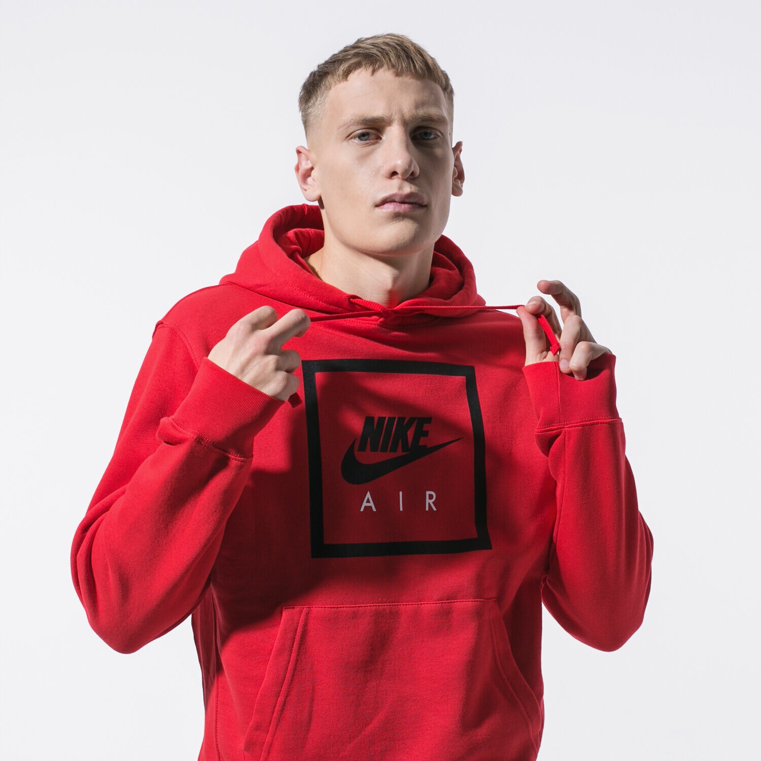 Bărbați bluză NIKE BLUZĂ CU GLUGĂ M NSW PO HOODIE NIKE AIR 5 CI1052-657 Roșu