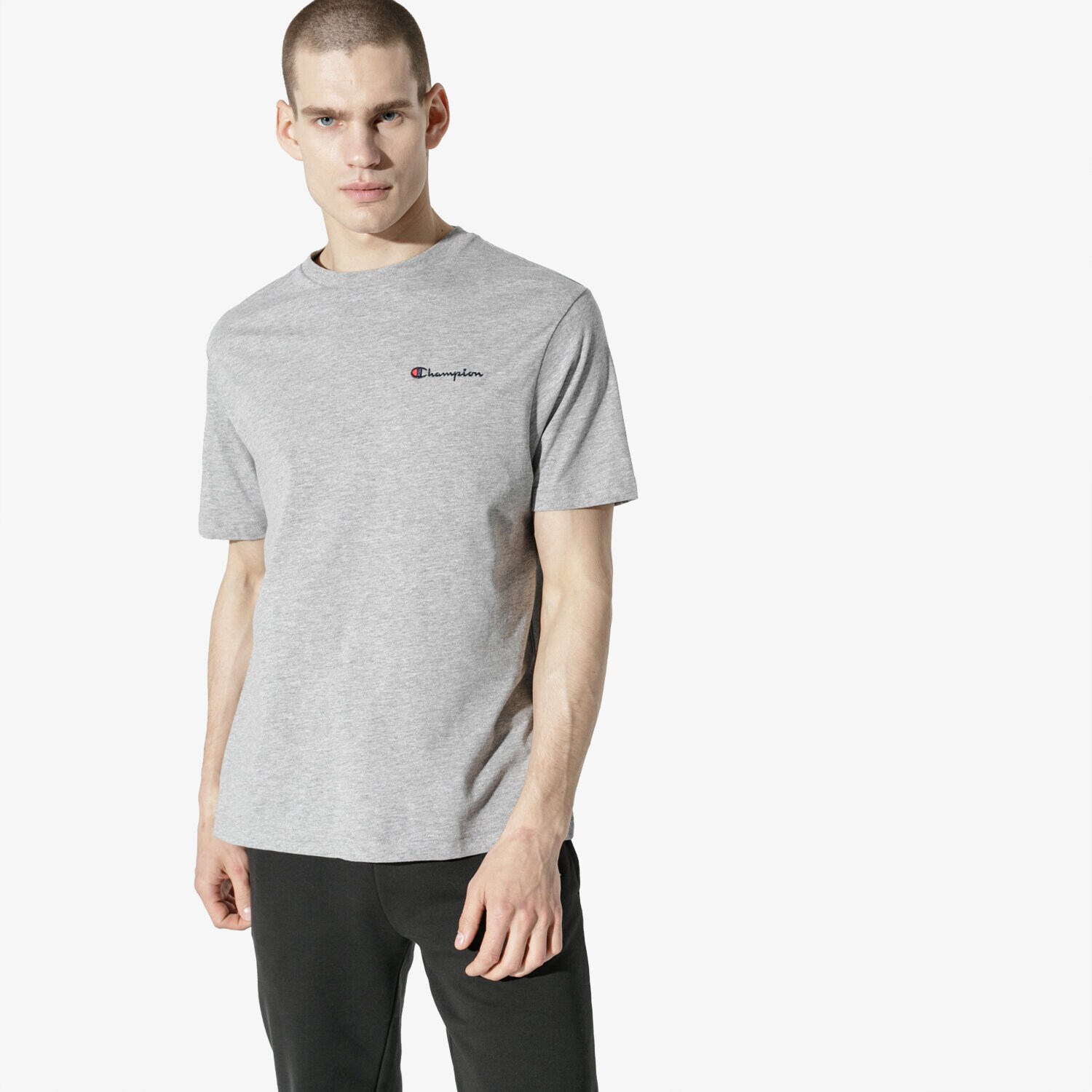 Bărbați tricou CHAMPION TRICOU SS BASIC TRICOU CHZ183180-357 Gri