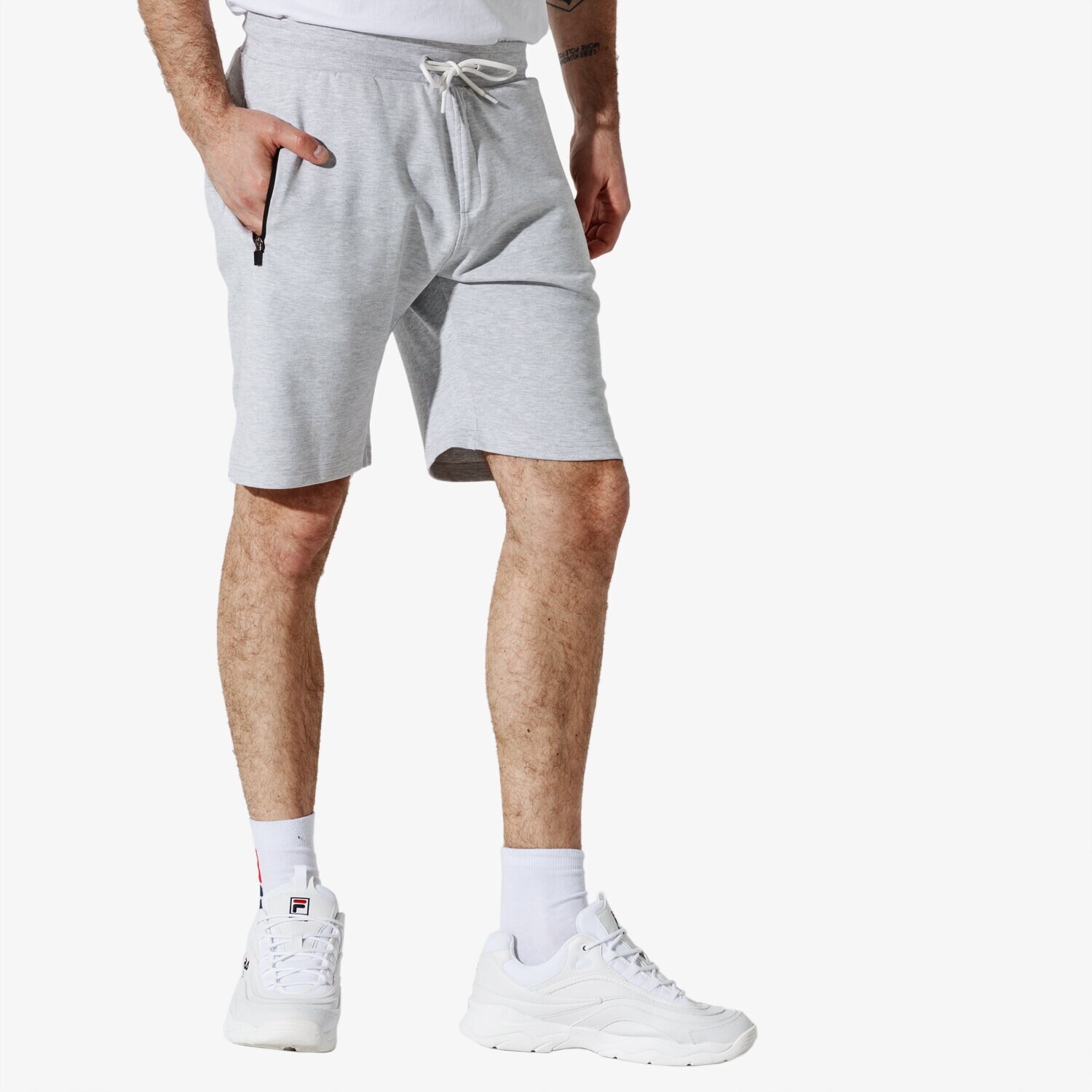 Femei pantaloni scurți CONFRONT PANTALONI SCURȚI CNF ELASTIC SHORTS CF19SZM33005 Gri