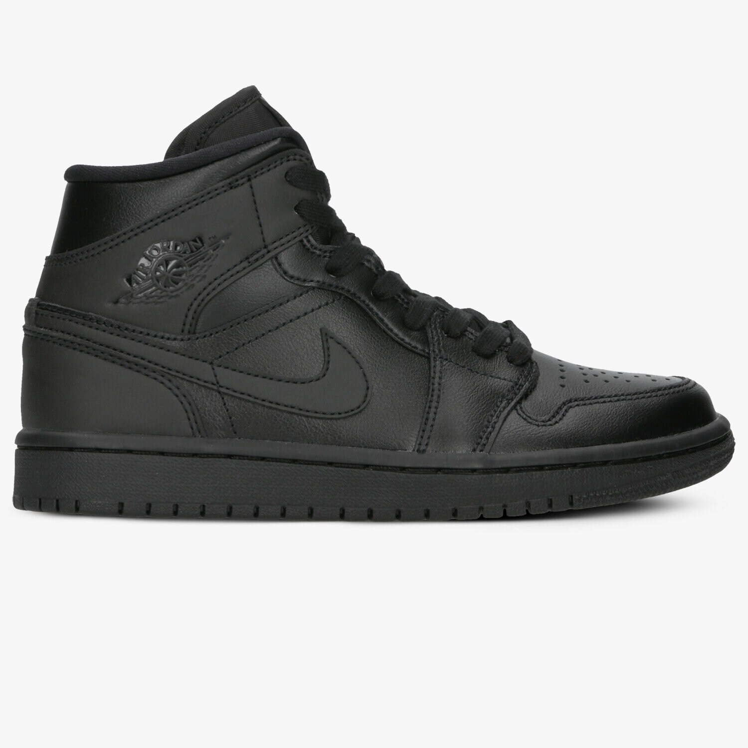 Femei pantofi sport WMNS AIR JORDAN 1 MID BQ6472-012 Negru