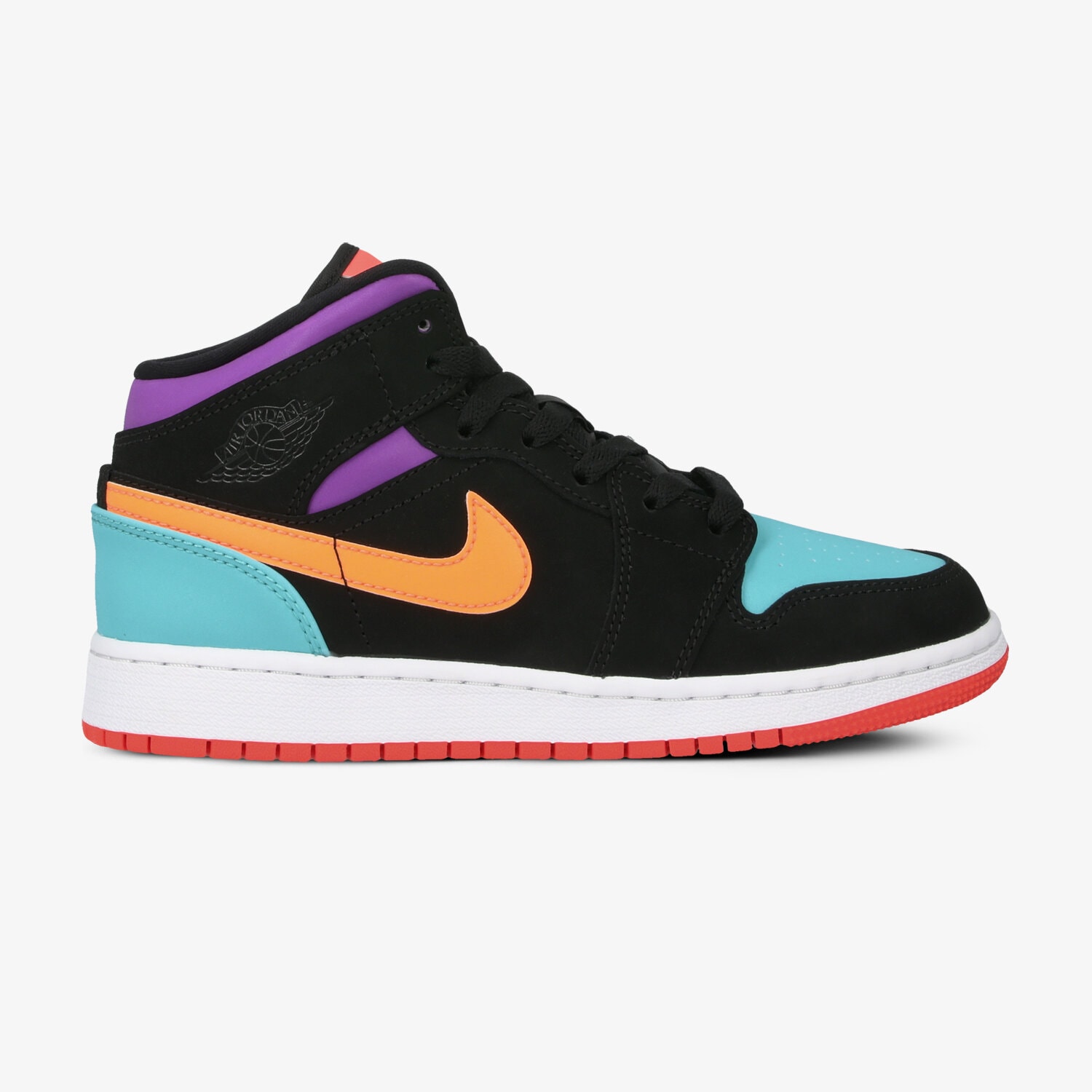 Copii pantofi sport AIR JORDAN 1 MID GS 554725-083 Negru