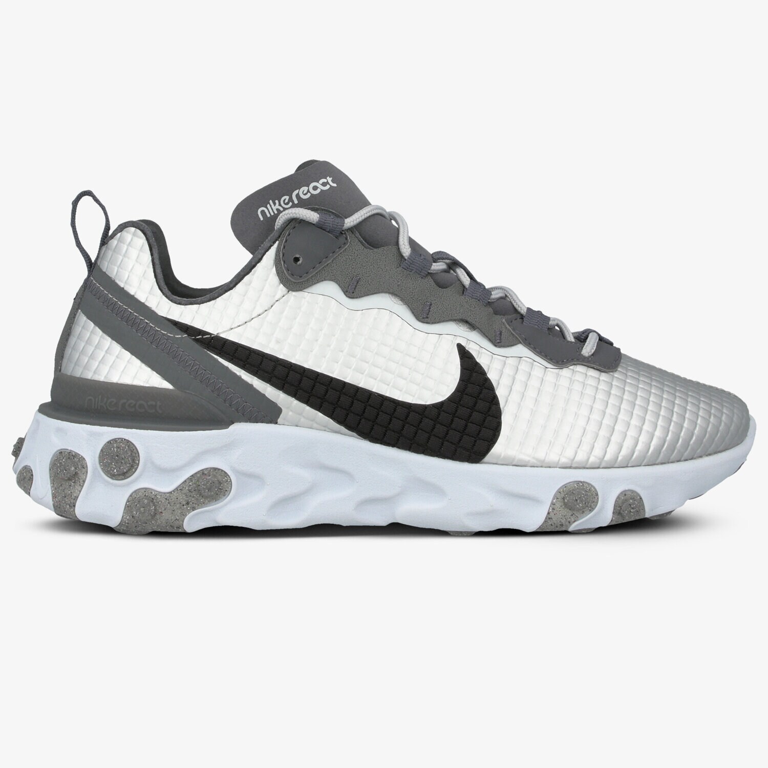 Barbați pantofi sport NIKE REACT ELEMENT 55 PRM CI3835-001 Argintiu