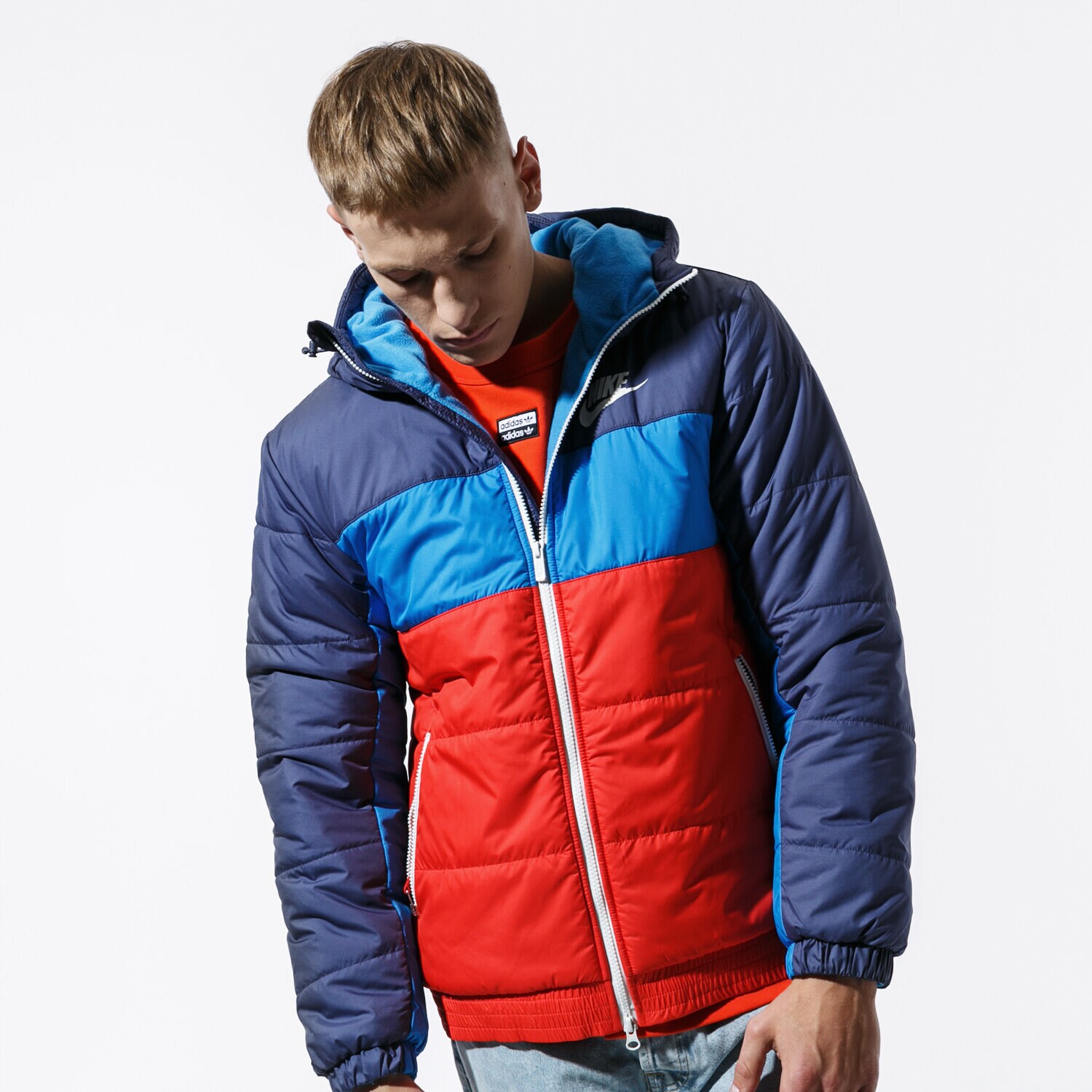 Bărbați eacă de iarnă NIKE JACHETĂ DE IARNĂ M NSW SYN FILL JKT HD FZ BV4683-557 Roșu