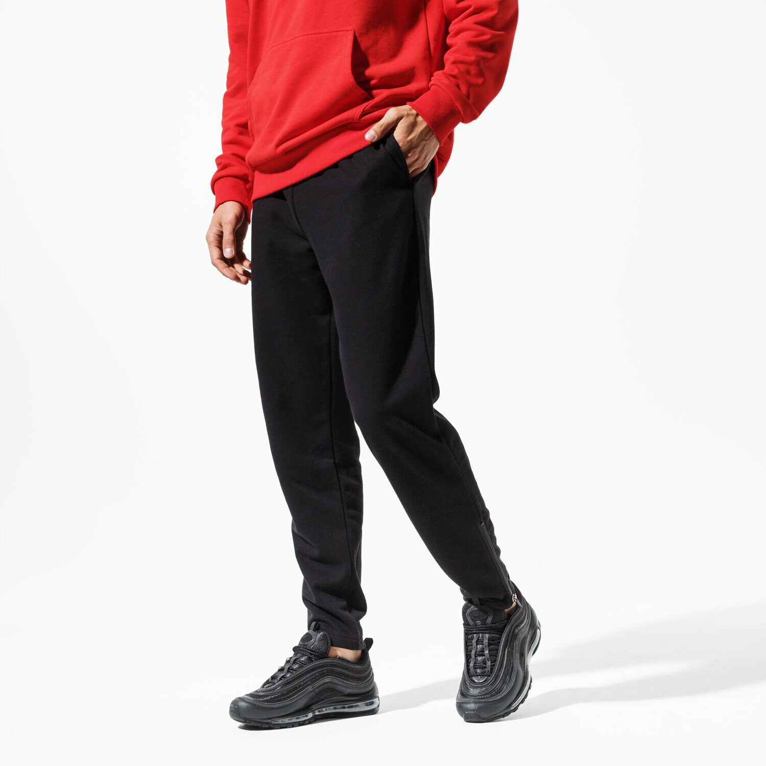 Bărbați pantaloni CONFRONT PANTALONI  CITY BLK PANTS CF39SPM27001 Negru