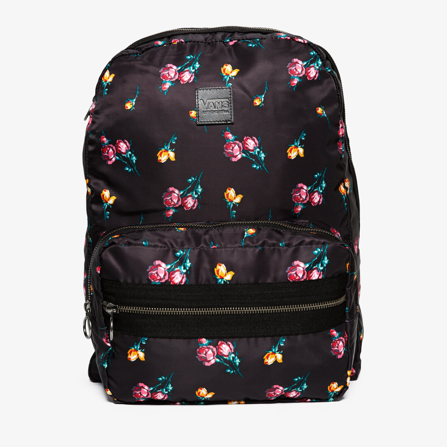 Femei rucsak VANS RUCSAC WM DISTINCTION II BACKPACK SATIN FLORAL VN0A3PBLUV31 Negru