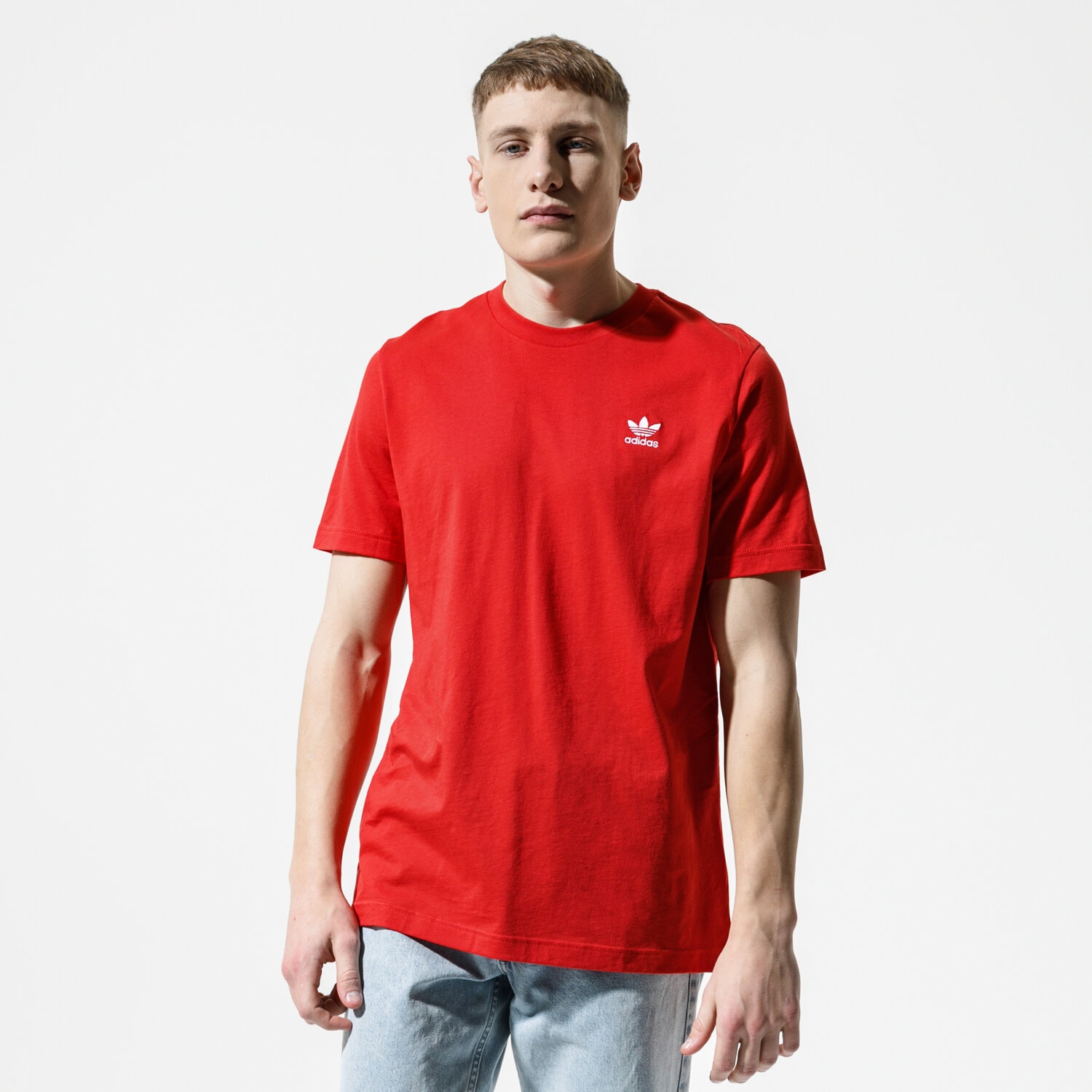 Bărbați tricou ADIDAS TRICOU ESSENTIAL TEE FM9968 Roșu