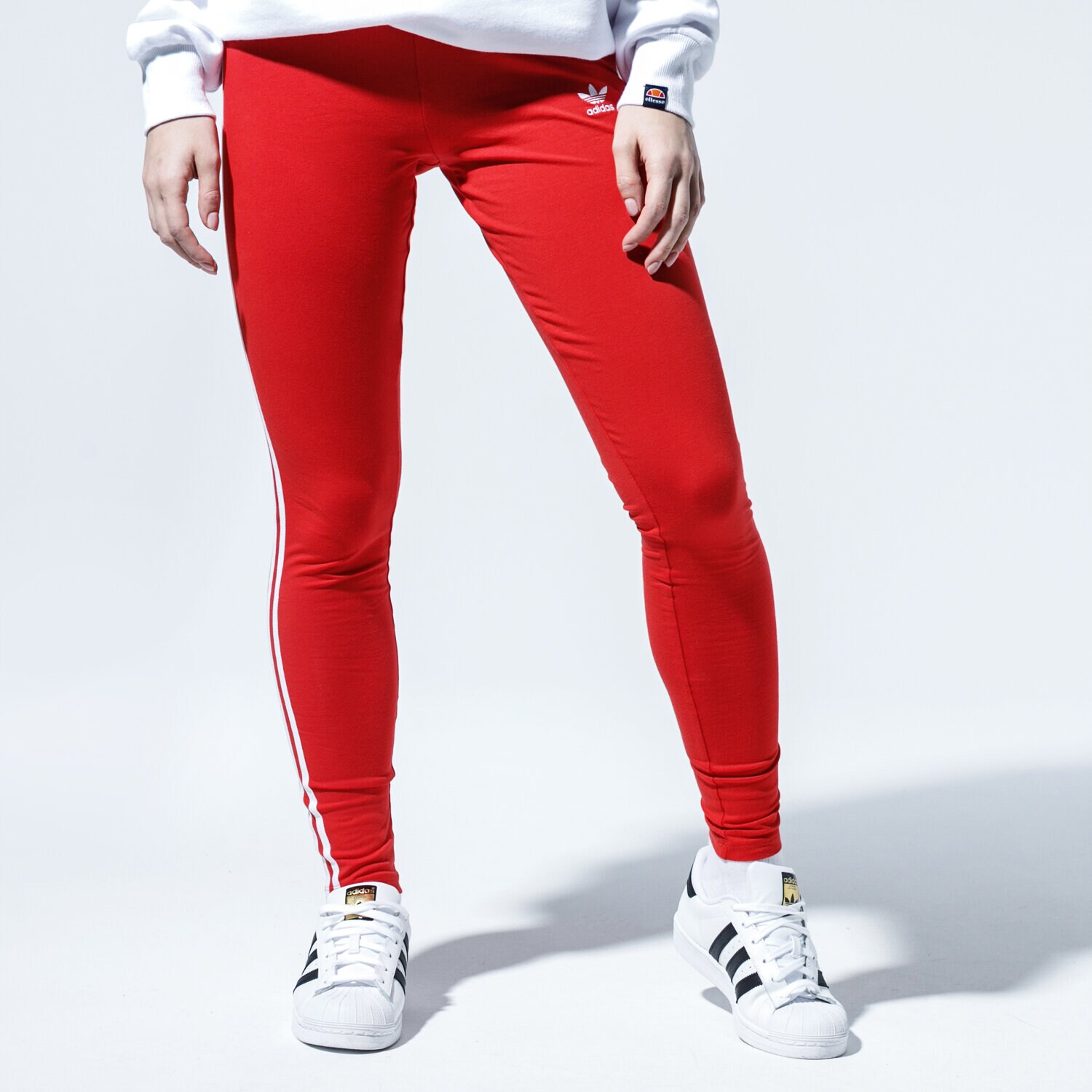 Femei pantaloni ADIDAS COLANȚI 3 STR TIGHT FM3283 Roșu