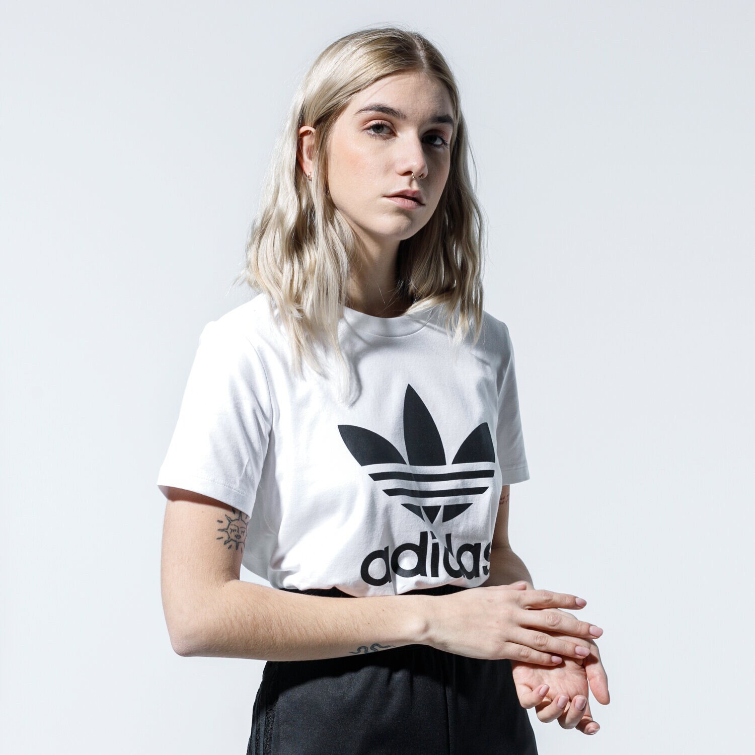 Femei tricou ADIDAS TRICOU TREFOIL TEE FM3306 Alb