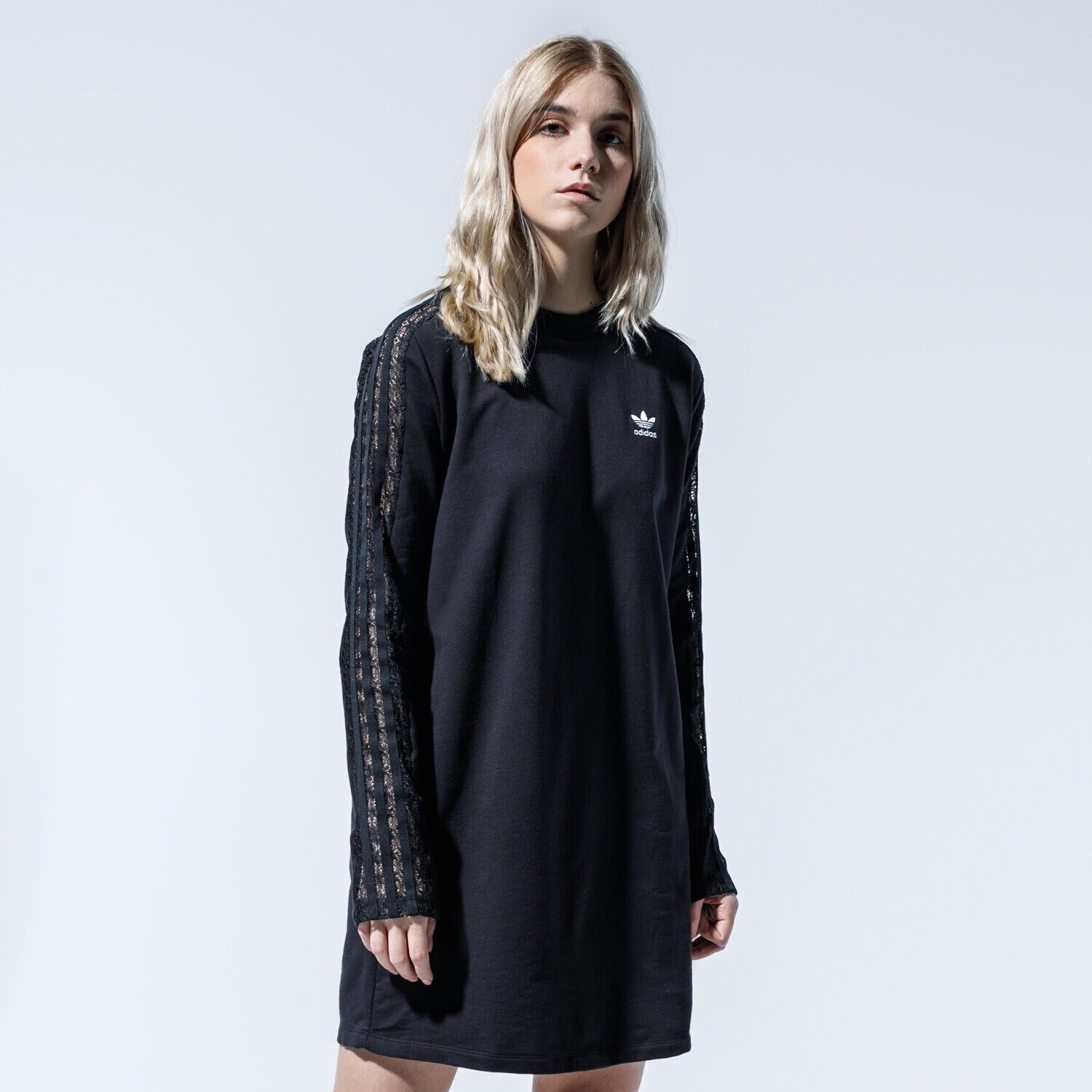 Femei rochii și fuste ADIDAS ROCHIE LACE TRENINGS FM1758 Negru
