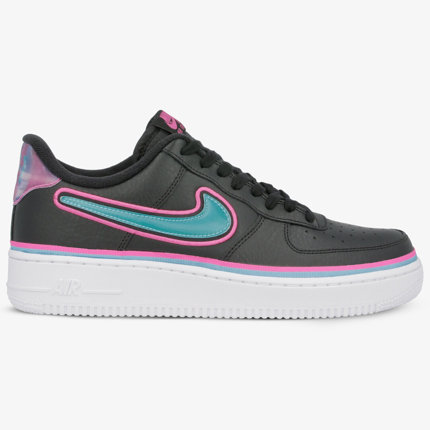 Barbați pantofi sport NIKE AIR FORCE 1 '07 LV8 SPORT  AJ7748002 Negru
