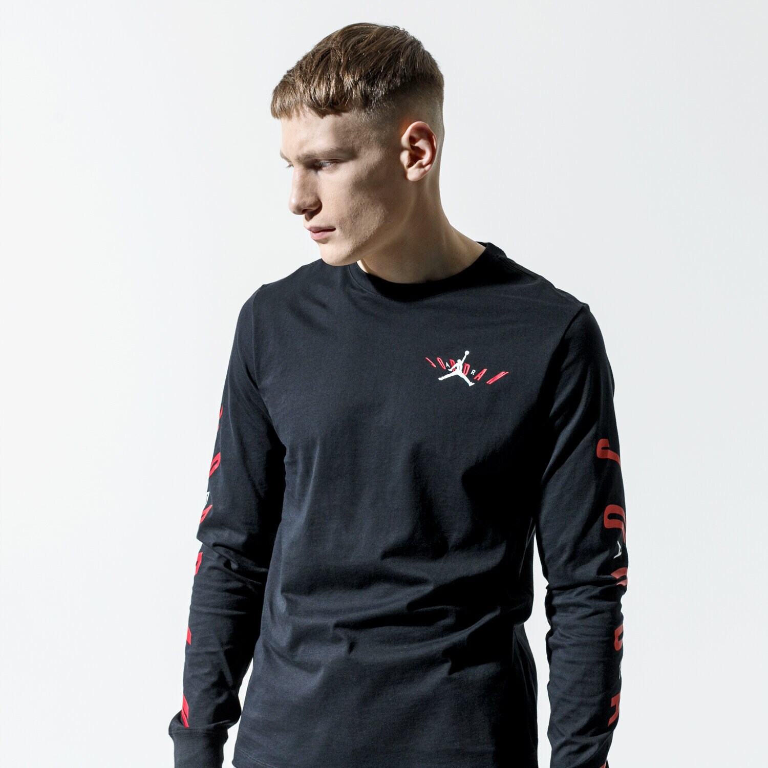 Bărbați tricou JORDAN TRICOU M J AIR JORDAN SWERVE WM TEE CD5509-010 Negru