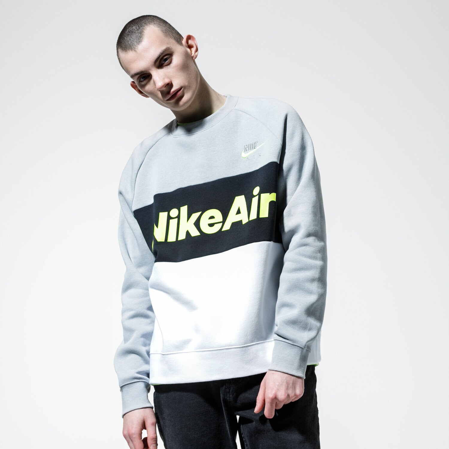 Bărbați bluză NIKE BLUZĂ AIR CJ4827-077 Gri
