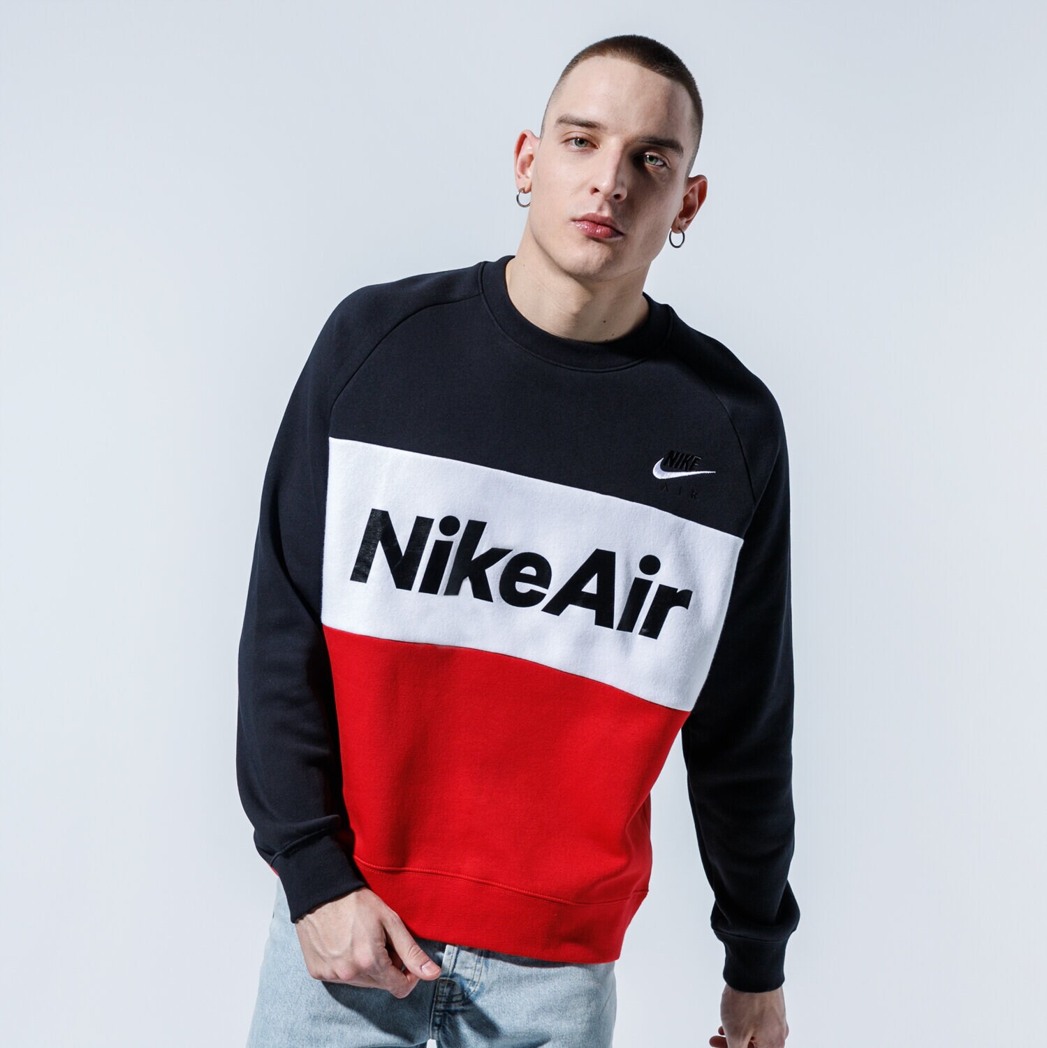 Bărbați bluză NIKE BLUZĂ AIR CJ4827-011 Negru