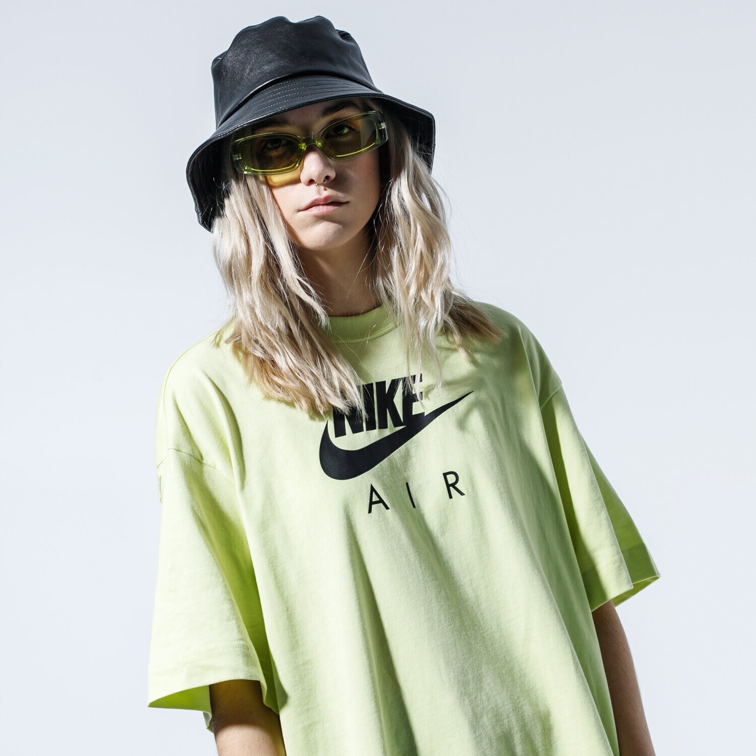 Femei tricou NIKE TRICOU W NSW AIR TOP SS BF CJ3105-367 Verde