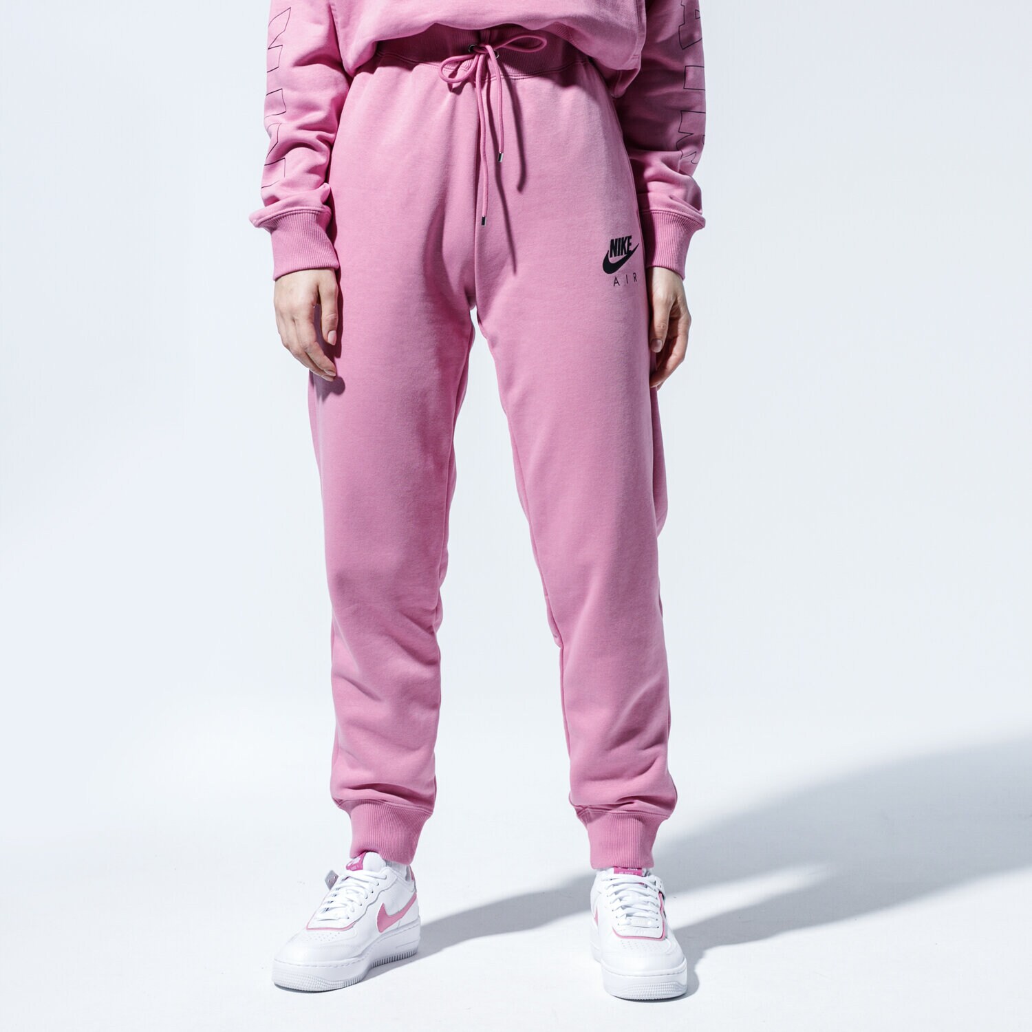 Femei pantaloni NIKE PANTALONI  W NSW AIR PANT FLC BB CJ3047-693 Roz