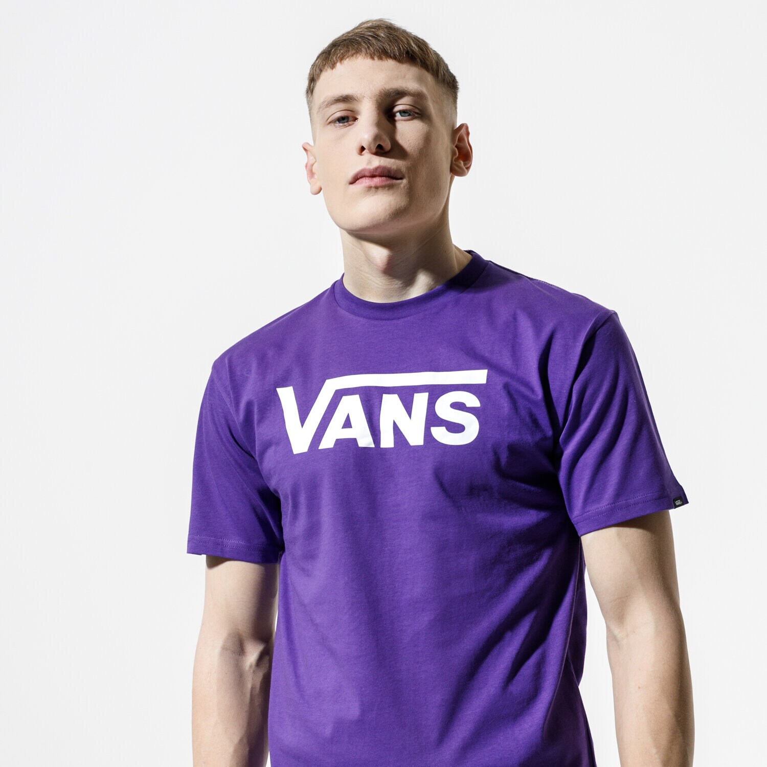 Bărbați tricou VANS TRICOU MN VANS CLASSIC HELIOTROPE/WHITE VN000GGGYMM1 Violet