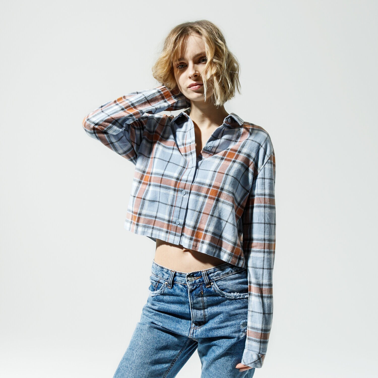 Femei tricou VANS CĂMAșĂ WM BOX CAR II FLANNEL ZEN BLUE VN0A4CWVVBY1 Mulicolor