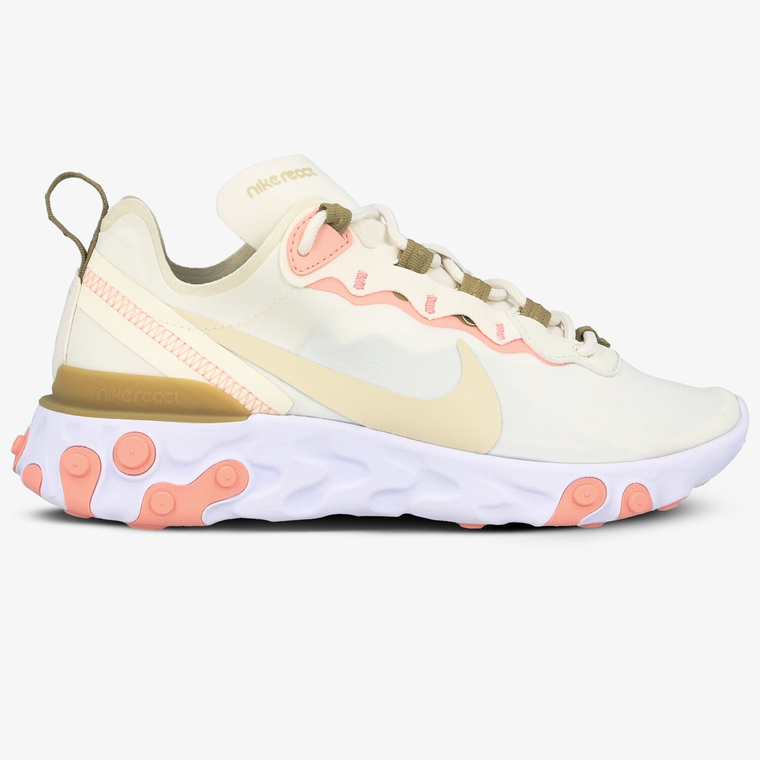Femei pantofi sport NIKE W REACT ELEMENT 55  BQ2728-007 Bej