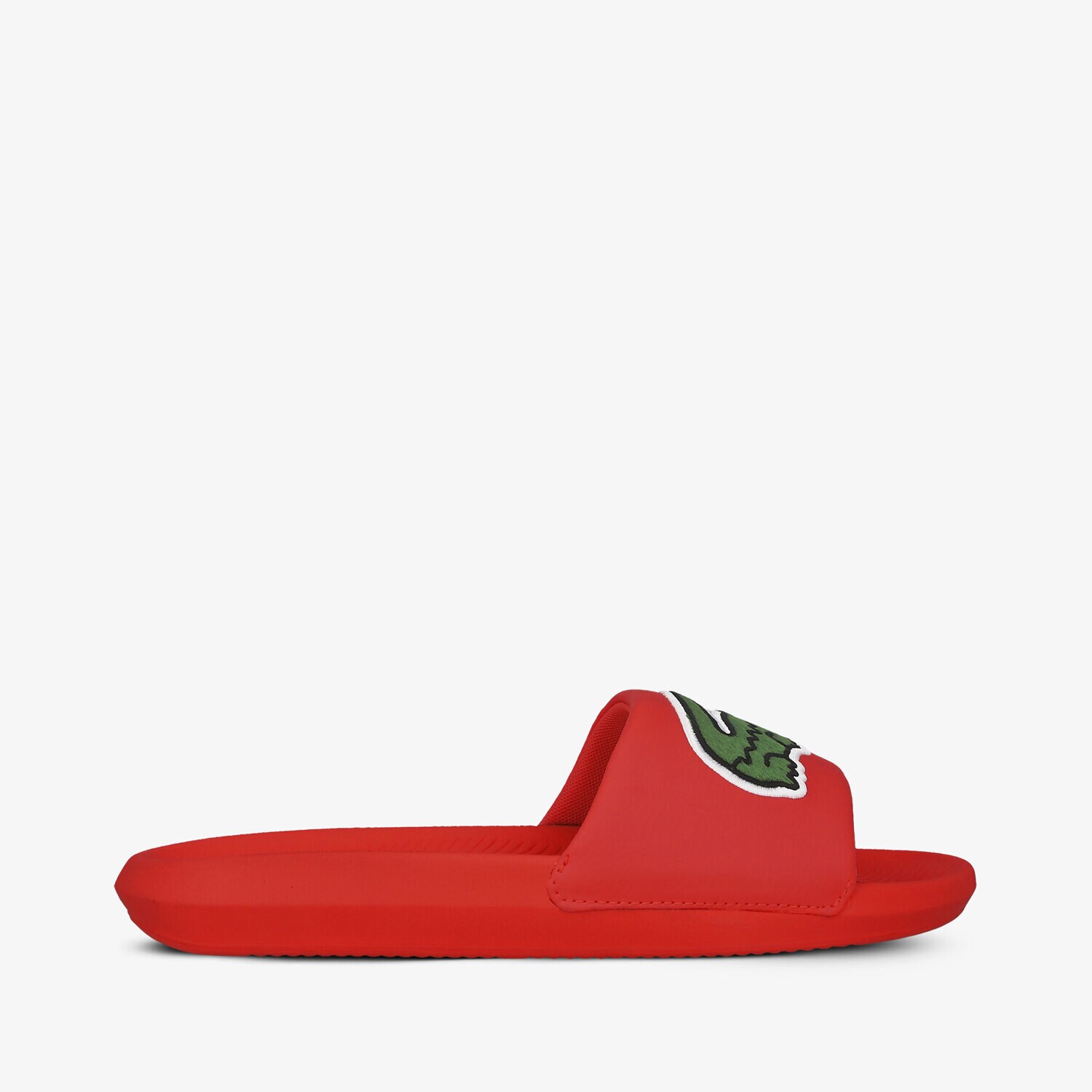 Bărbați șlapi LACOSTE CROCO SLIDE 120 2 US 739CMA0062ABW Roșu