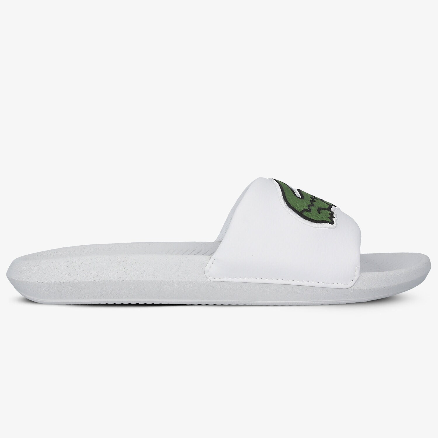 Bărbați șlapi LACOSTE CROCO SLIDE 319 4 US 738CMA0073082 Alb