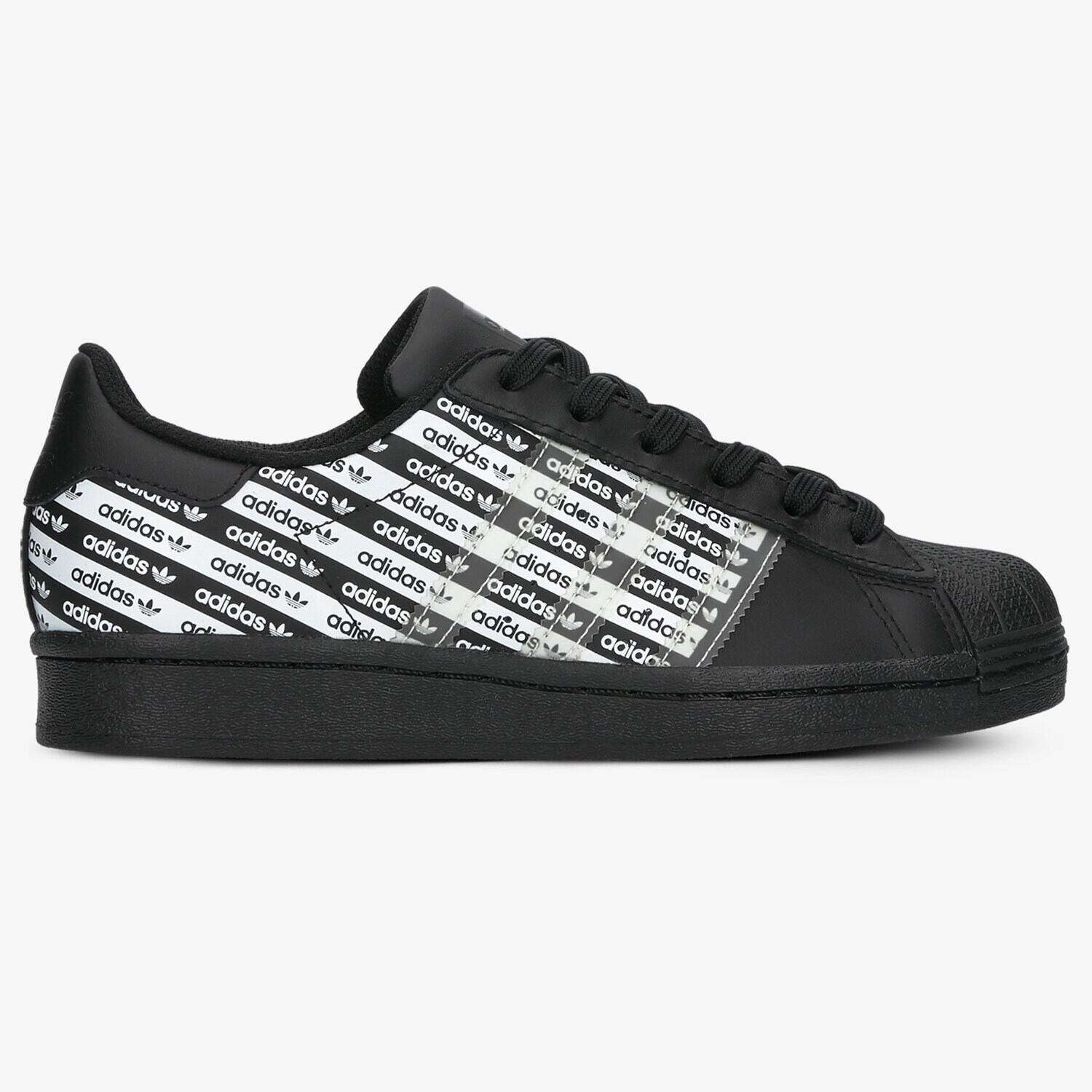 Copii pantofi sport ADIDAS SUPERSTAR J FV3762 Negru