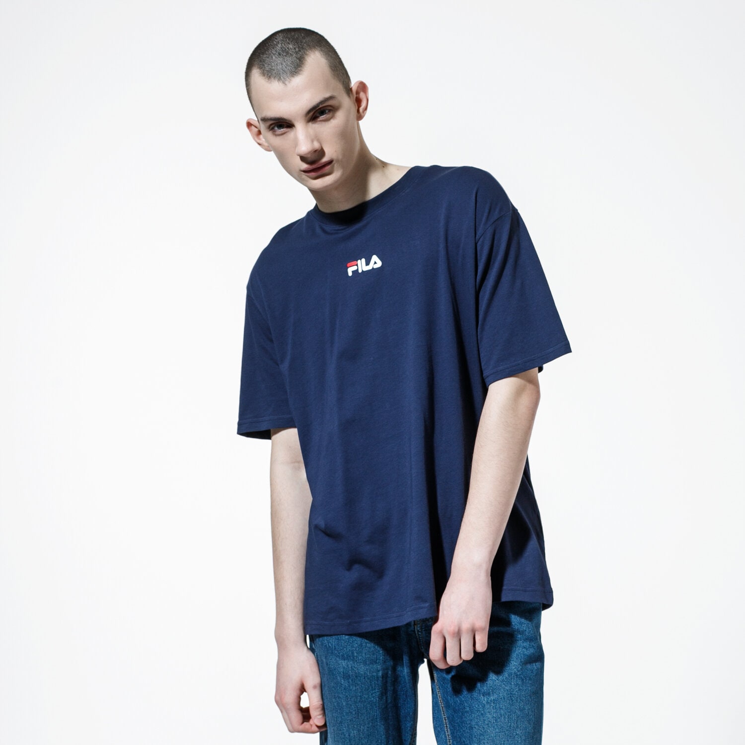 Bărbați tricou FILA TRICOU BENDER TEE 687484170 Bleumarin
