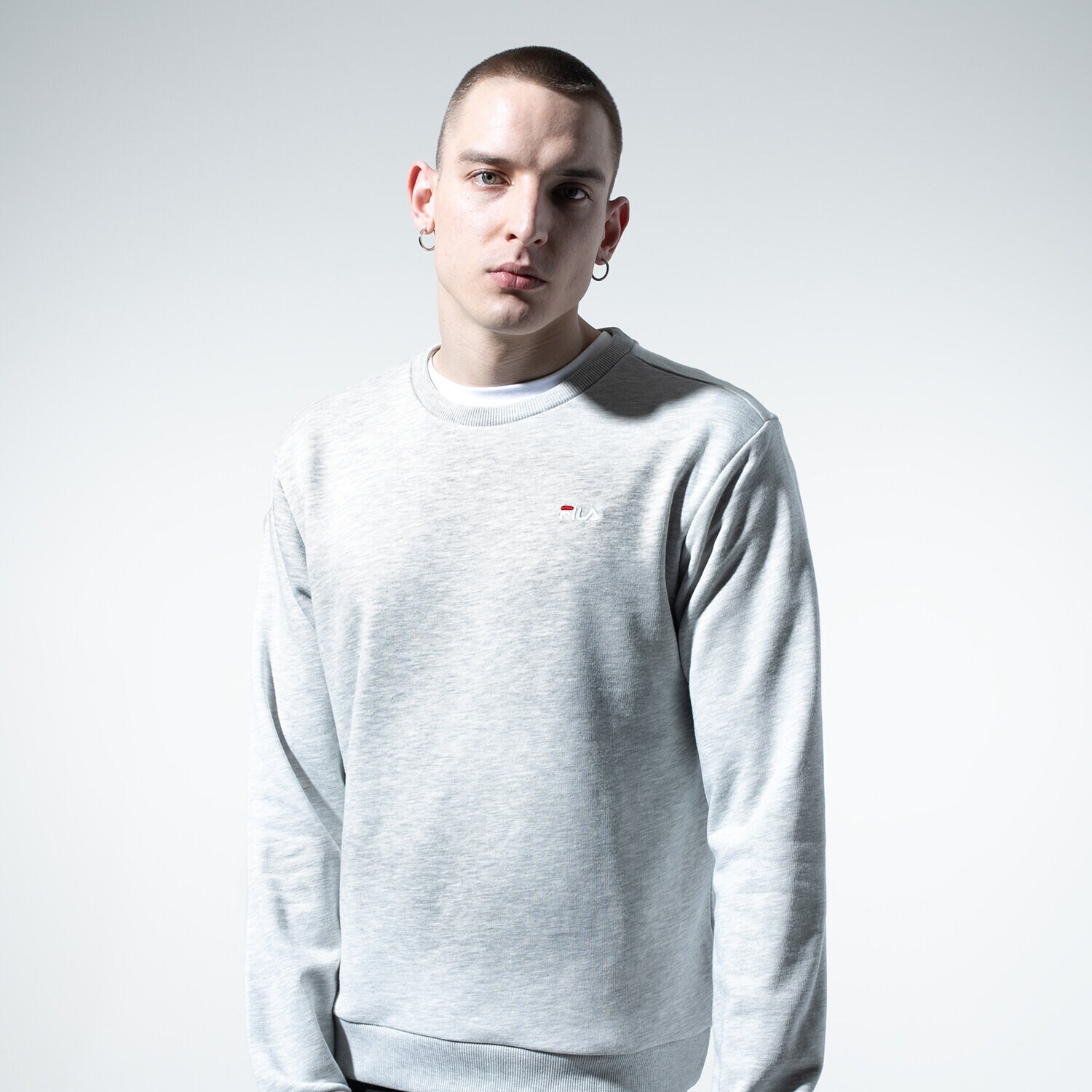 Bărbați bluză FILA BLUZĂ EFIM CREW SWEAT 688164B13 Gri
