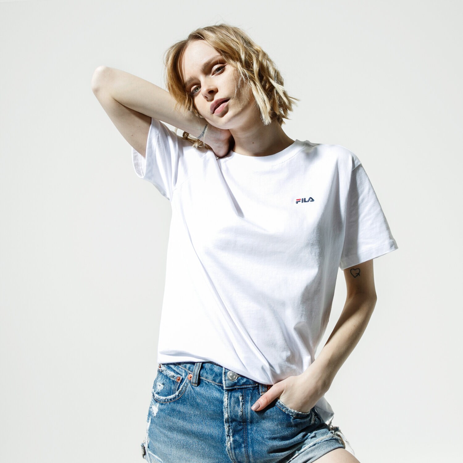 Femei tricou FILA TRICOU EARA TEE 687469M67 Alb