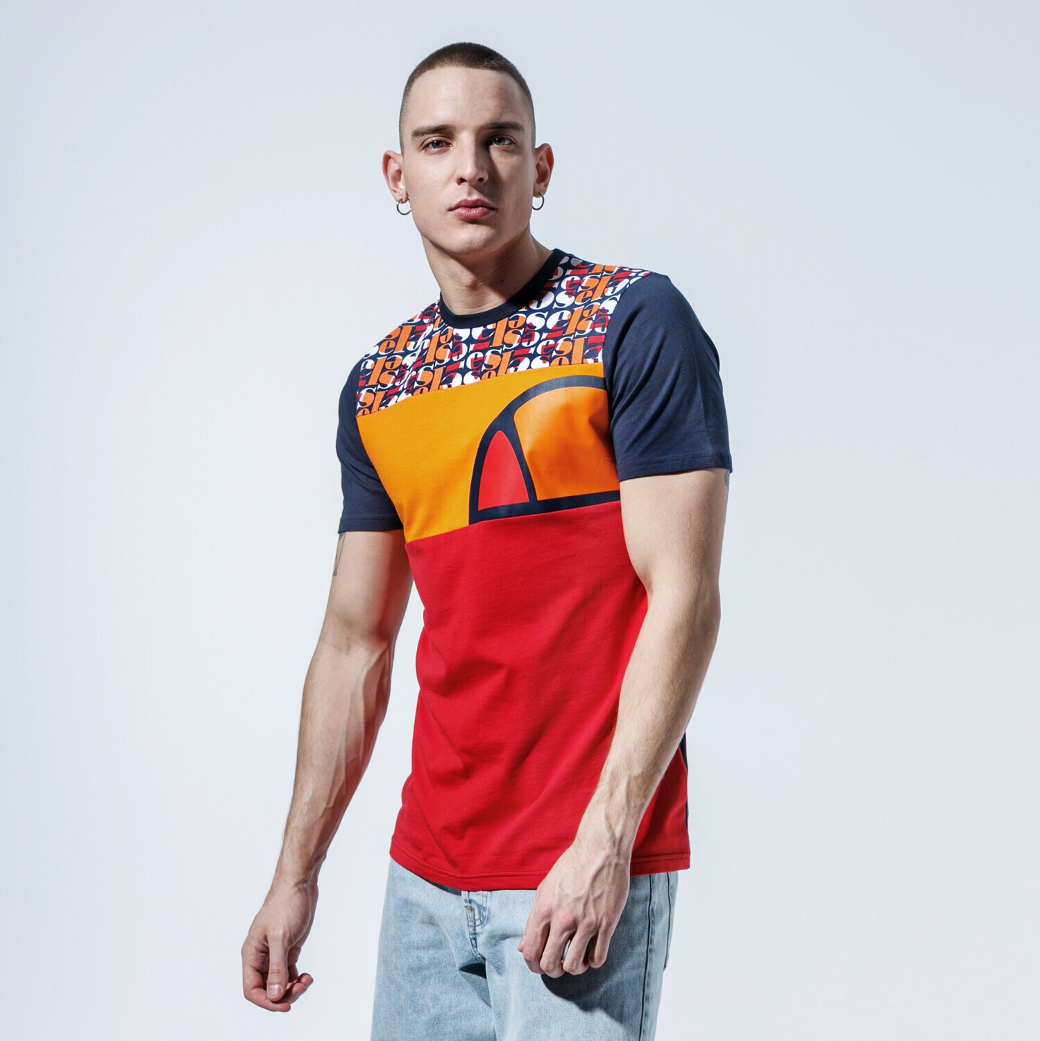 Bărbați tricou ELLESSE TRICOU CIRILLO SHE08543RED Roșu