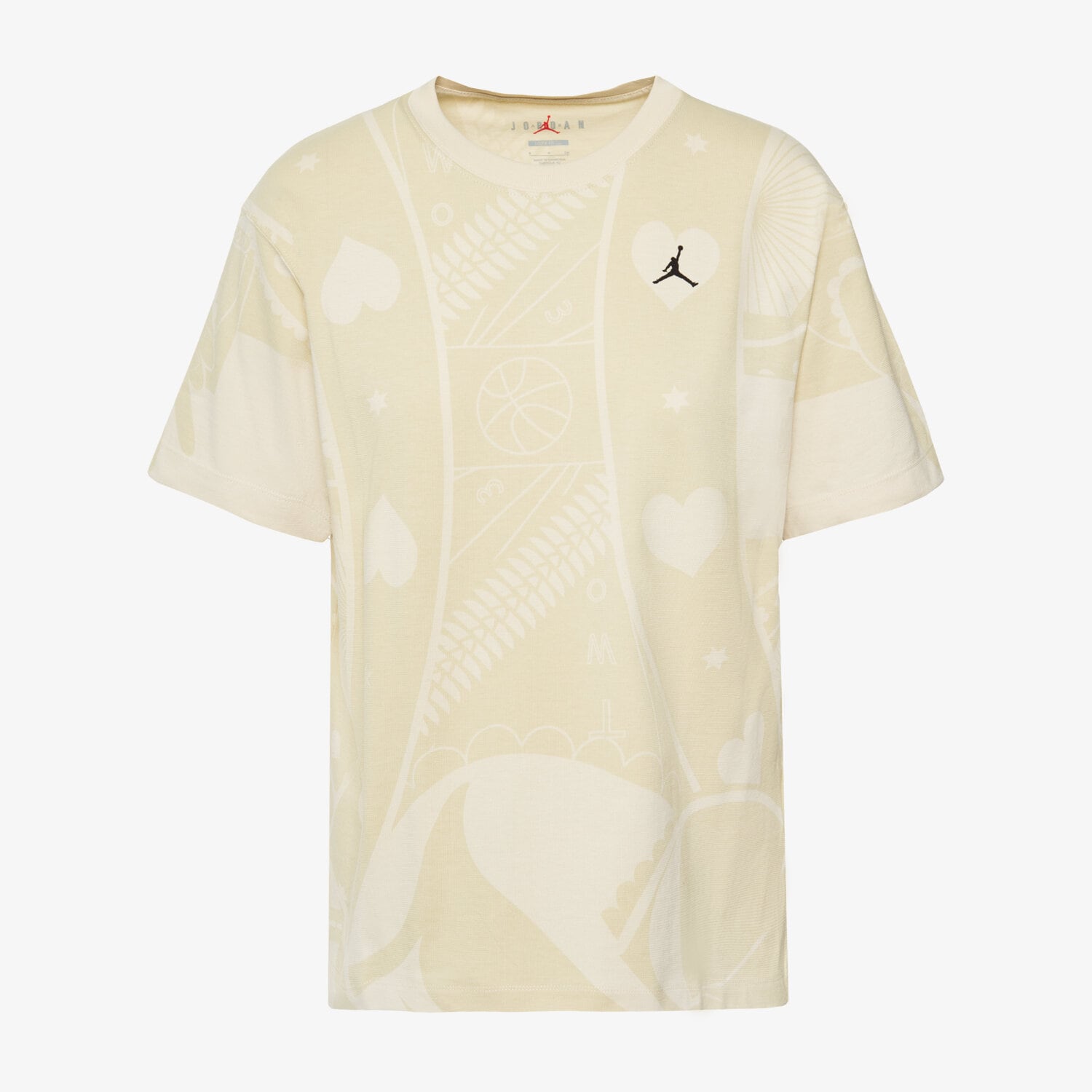 Femei tricou JORDAN TRICOU FLIGHT BOXY TRICOU DQ4591-234 Bej