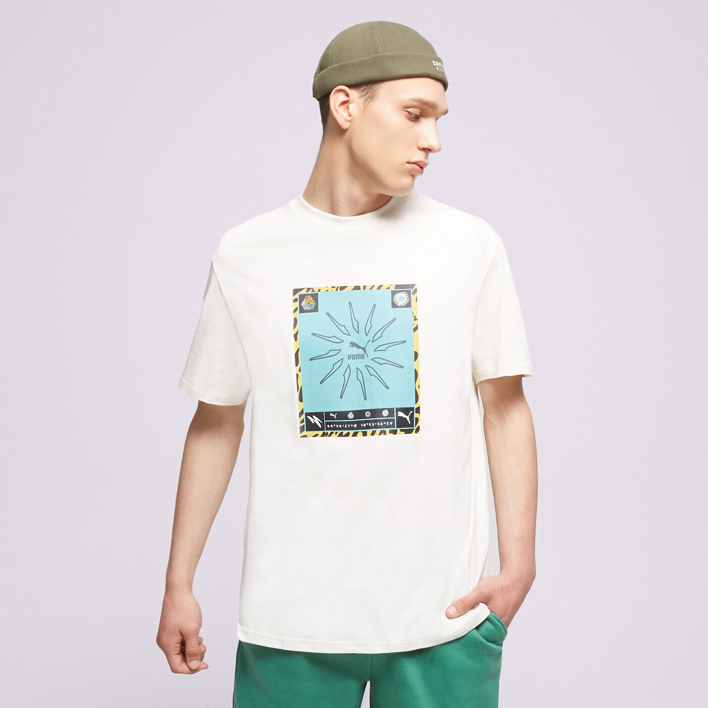 Bărbați tricou PUMA TRICOU 533632-PRISTINE Alb