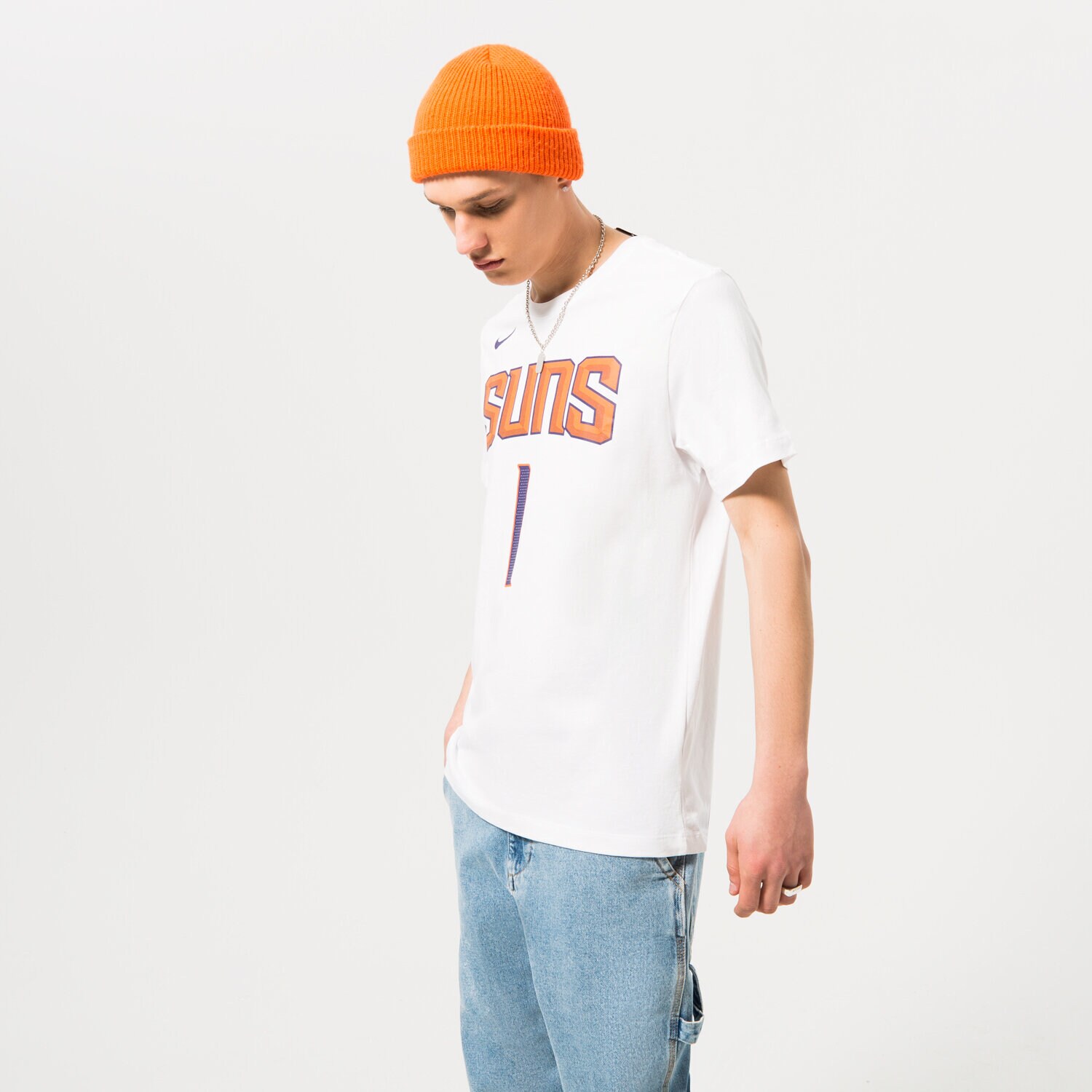Bărbați tricou NIKE TRICOU PHOENIX SUNS DR6394-108 Alb