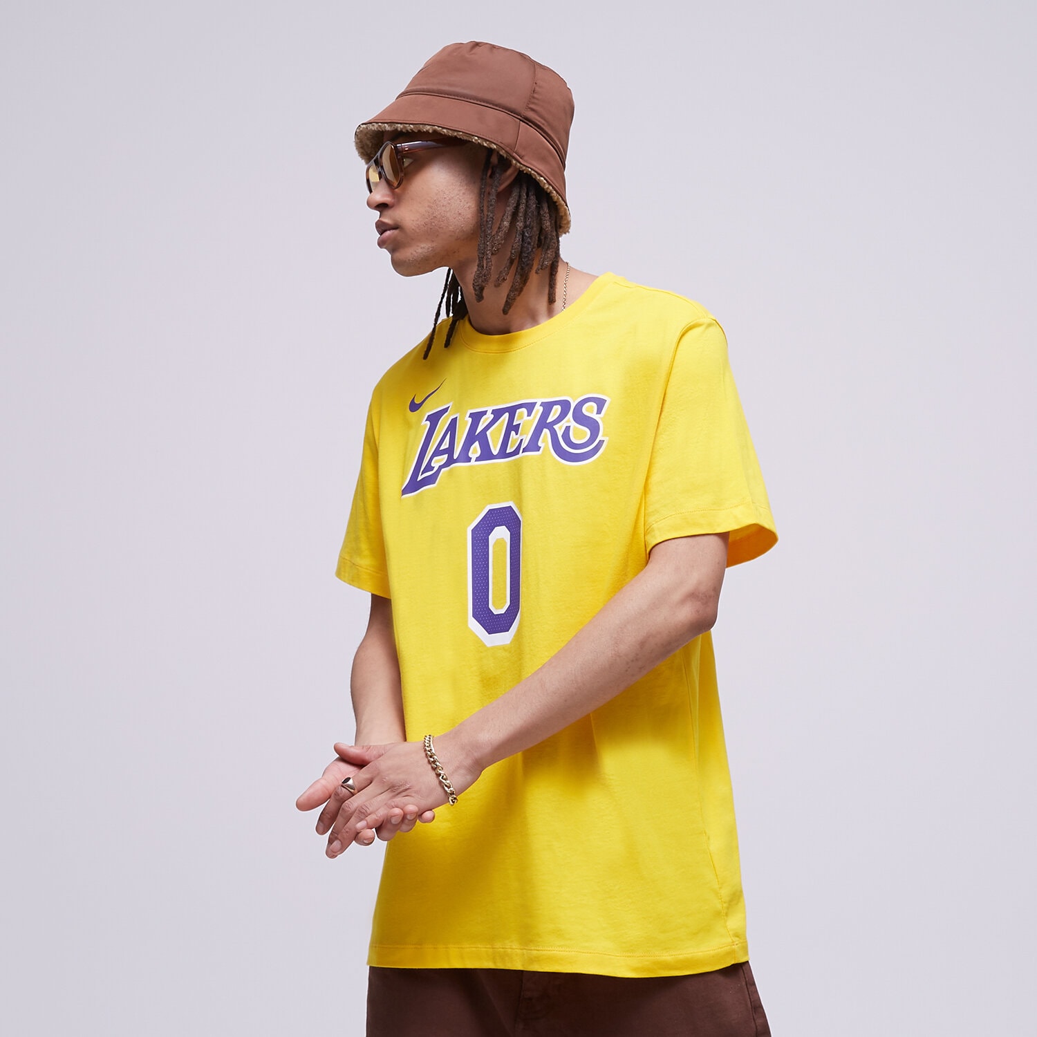 Bărbați tricou NIKE TRICOU LOS ANGELES LAKERS DR6380-736 Galben