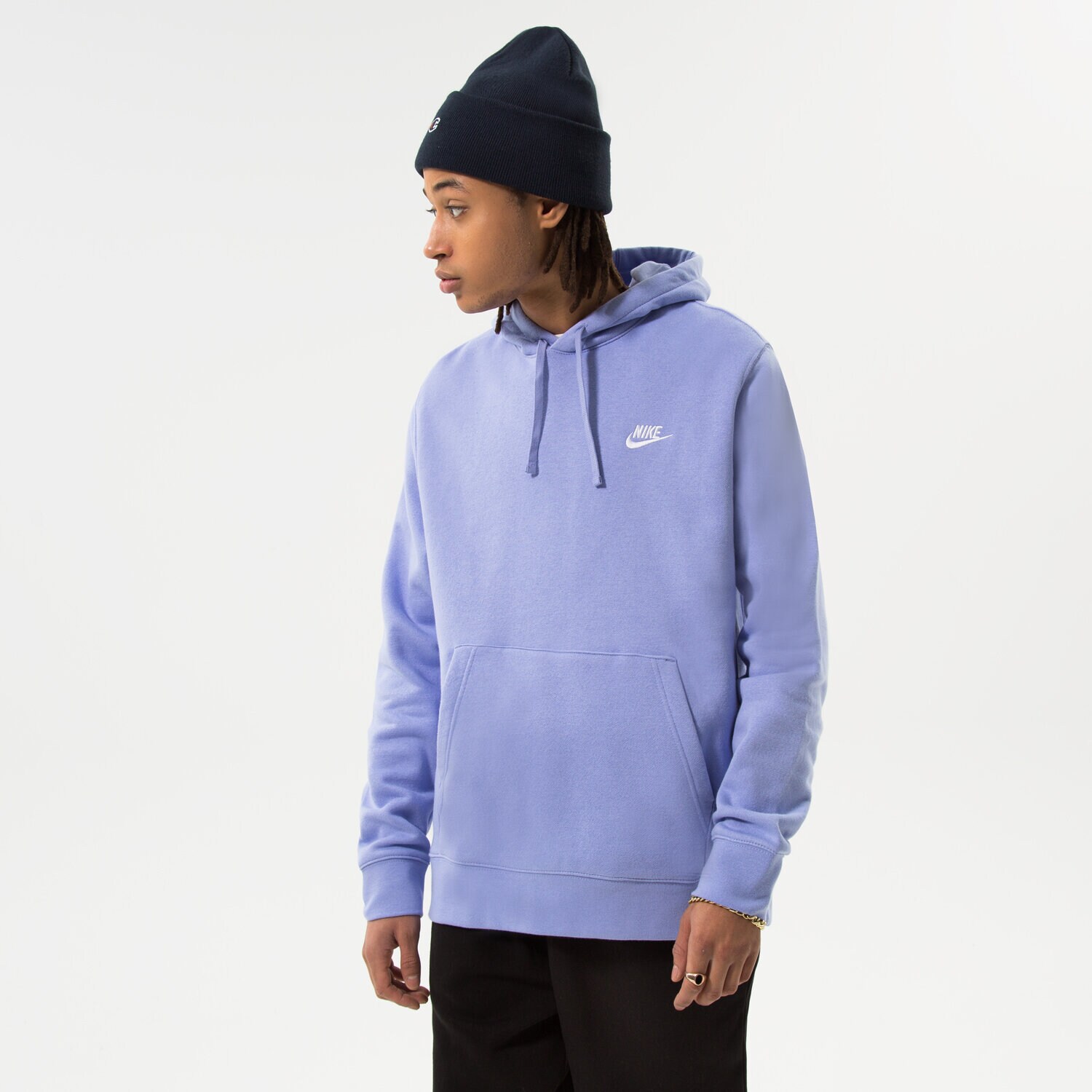 Bărbați bluză NIKE BLUZĂ CU GLUGĂ M NSW CLUB HOODIE PO BB BV2654-569 Violet