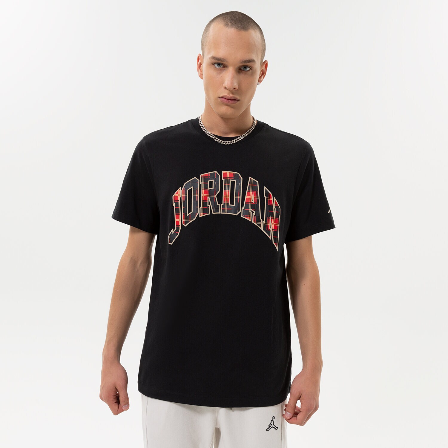 Bărbați tricou JORDAN TRICOU M J BUSTIERĂND HOL CREW DV1433-010 Negru
