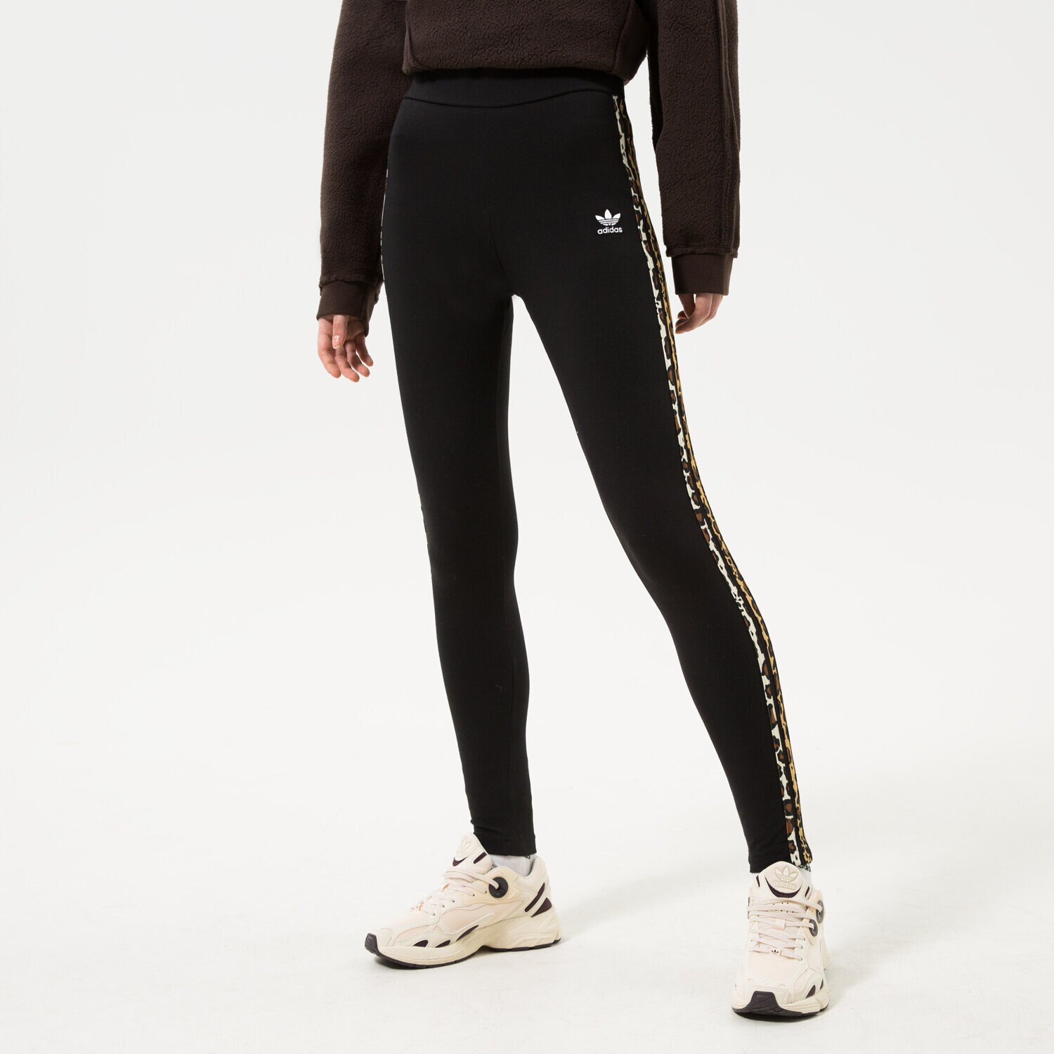 Femei pantaloni ADIDAS COLANȚI 3 STRIPES TIGHT HB4767 Negru