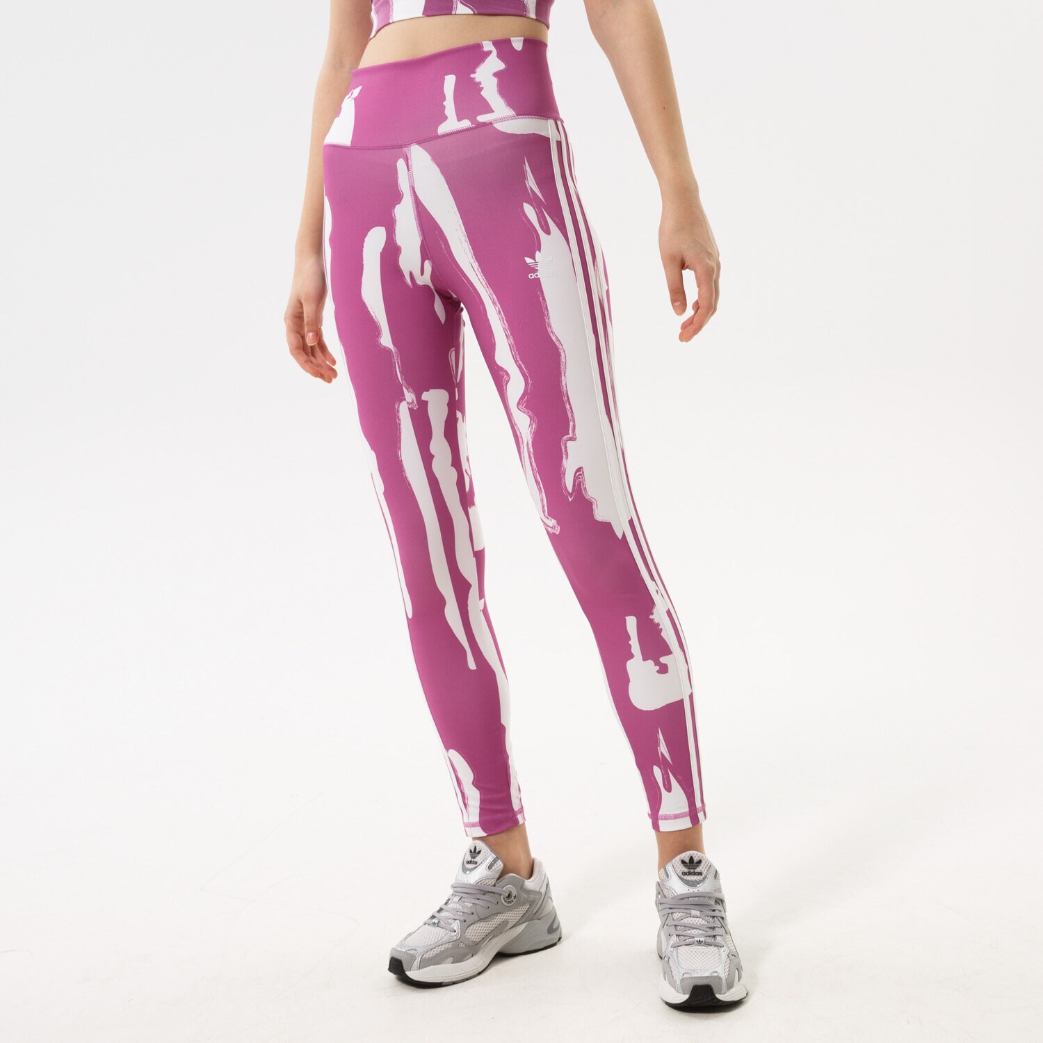 Femei pantaloni ADIDAS COLANȚI 7/8 COLANȚI HK5195 Roz