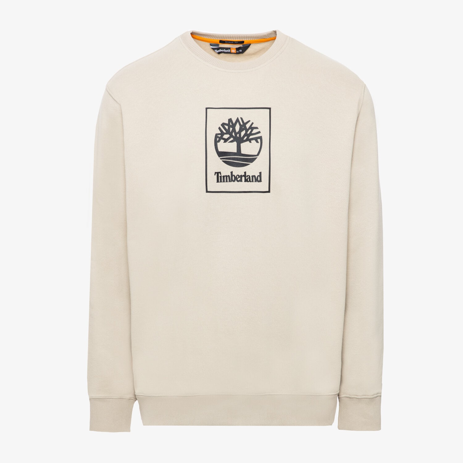 Bărbați bluză TIMBERLAND BLUZĂ STACK LOGO SWEAT ISLAND FOSSIL TB0A5ZJ9CY21 Bej