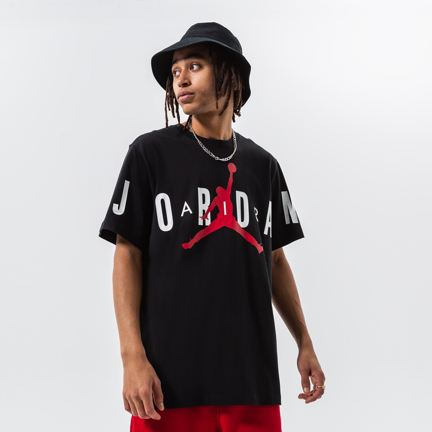 Bărbați tricou JORDAN TRICOU M J JD AIR STRETCH SS DV1445-010 Negru