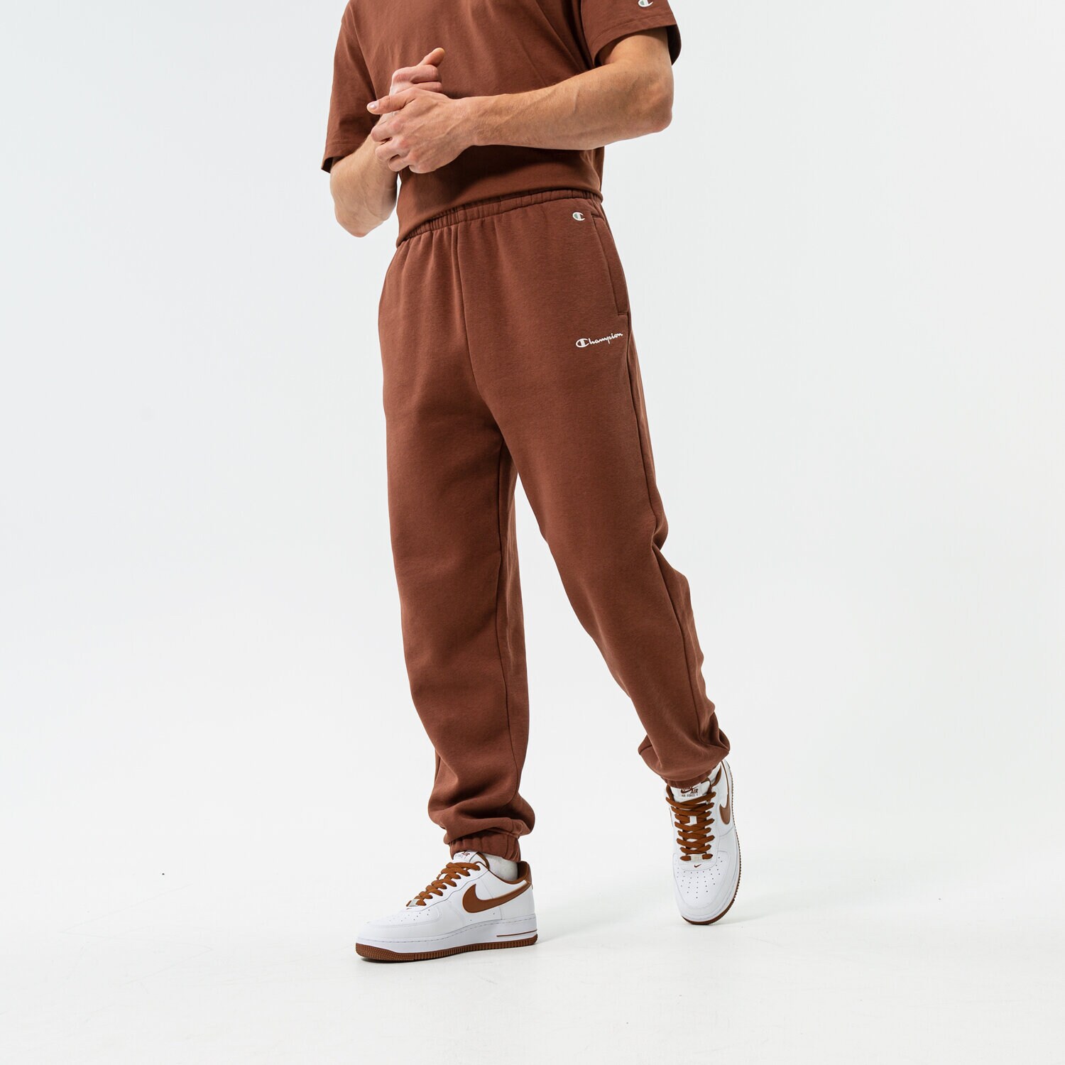 Bărbați pantaloni CHAMPION PANTALONI  LONG PANTS 216891MS534 Maro