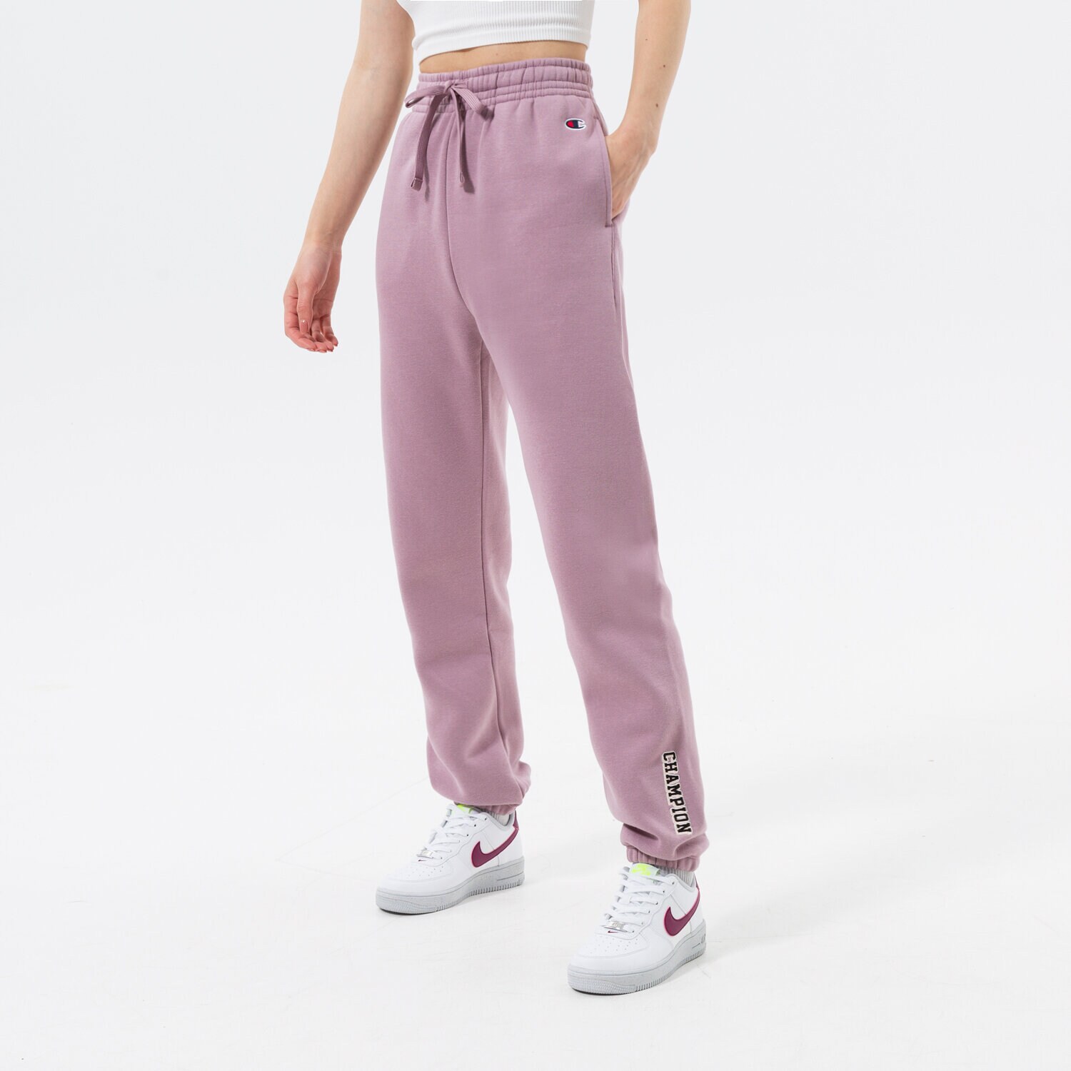 Femei pantaloni CHAMPION PANTALONI  ELASTIC CUFF PANTS 115445PS162 Violet